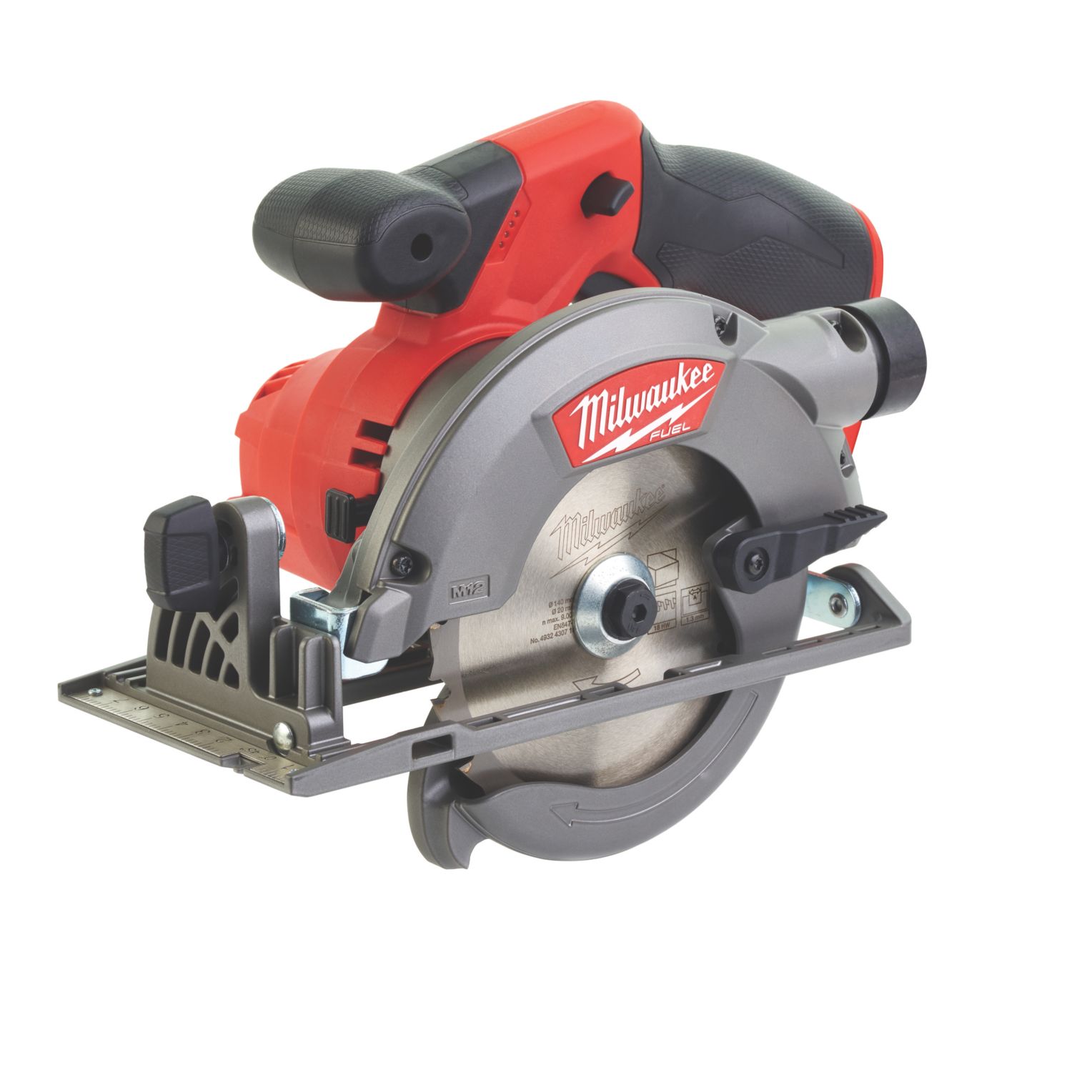 Milwaukee M12 CCS44-0 FUEL 140mm 12V Li-Ion RedLithium Brushless Cordless Circular Saw - Bare (136FJ)
