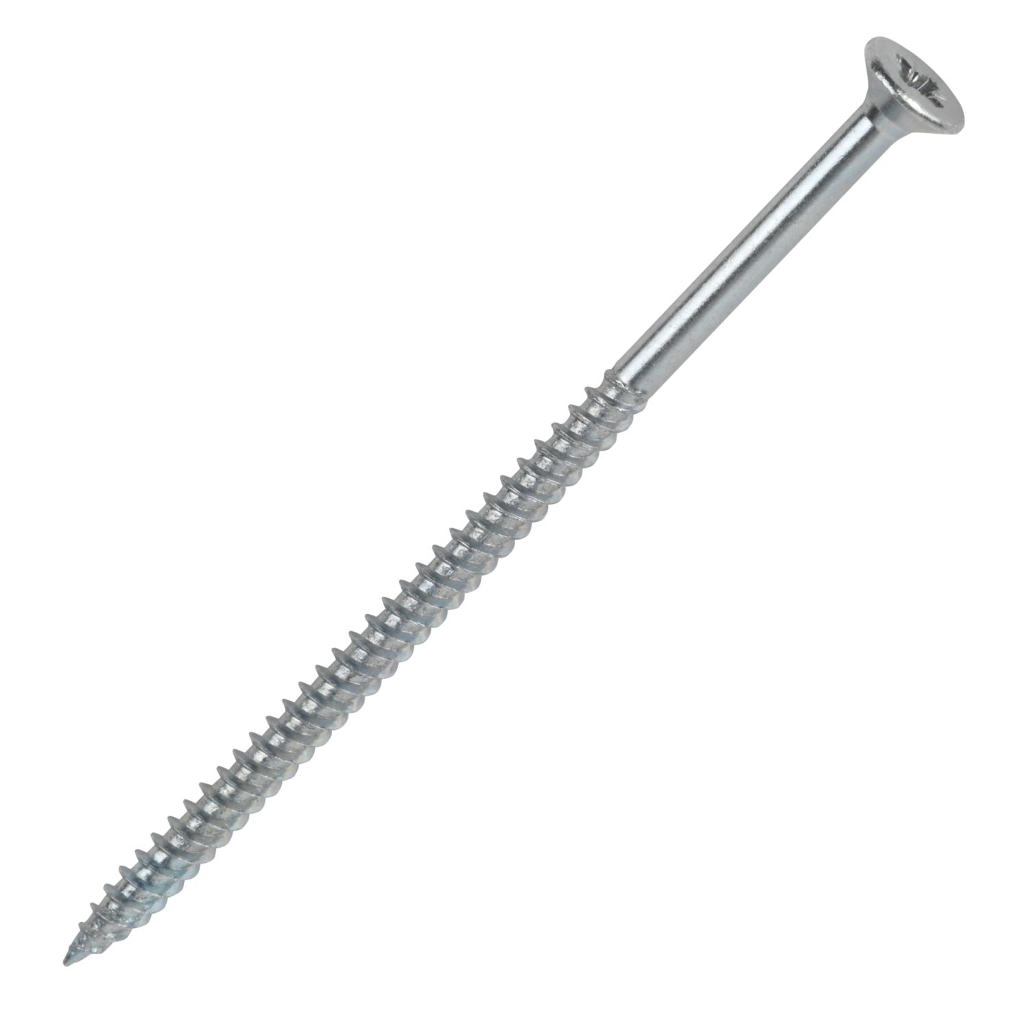 Quicksilver PZ Double-Countersunk Thread Cutting Woodscrews 6ga x 2" 200 Pack (13733)