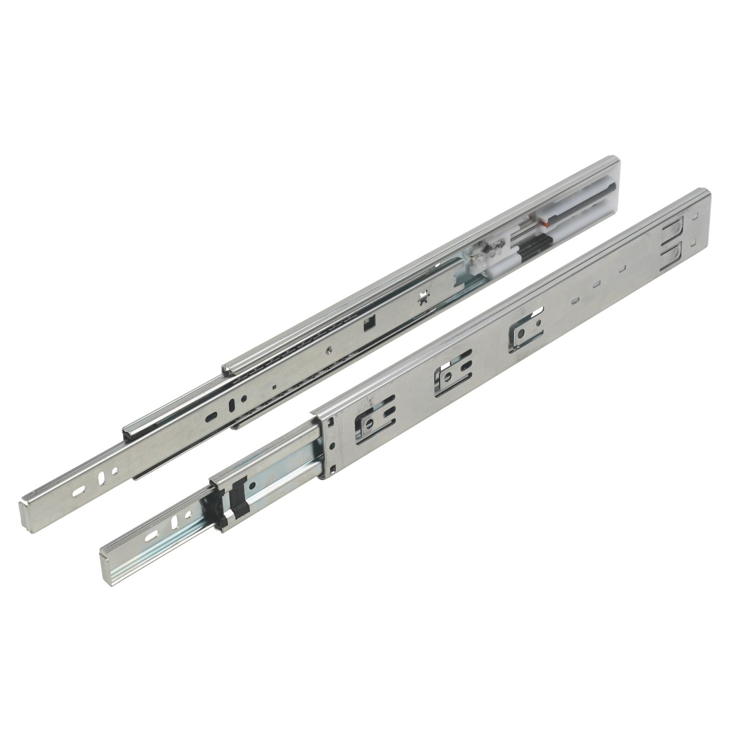 Essentials Zinc-Plated Soft-Close Ball Bearing Drawer Slides 350mm 2 Pack (1374R)