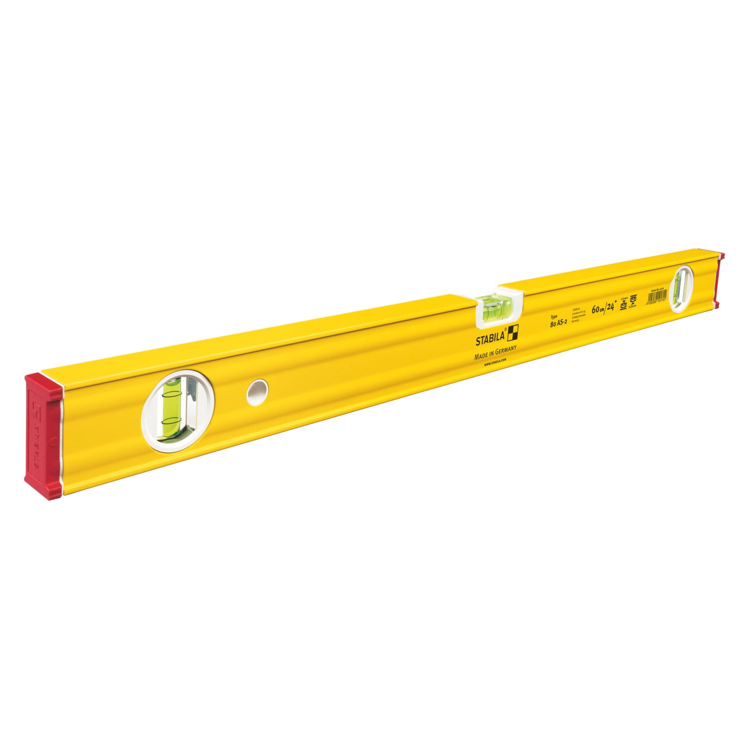 Stabila 80-AS-2 Spirit Level 24" (60cm) (137RG)