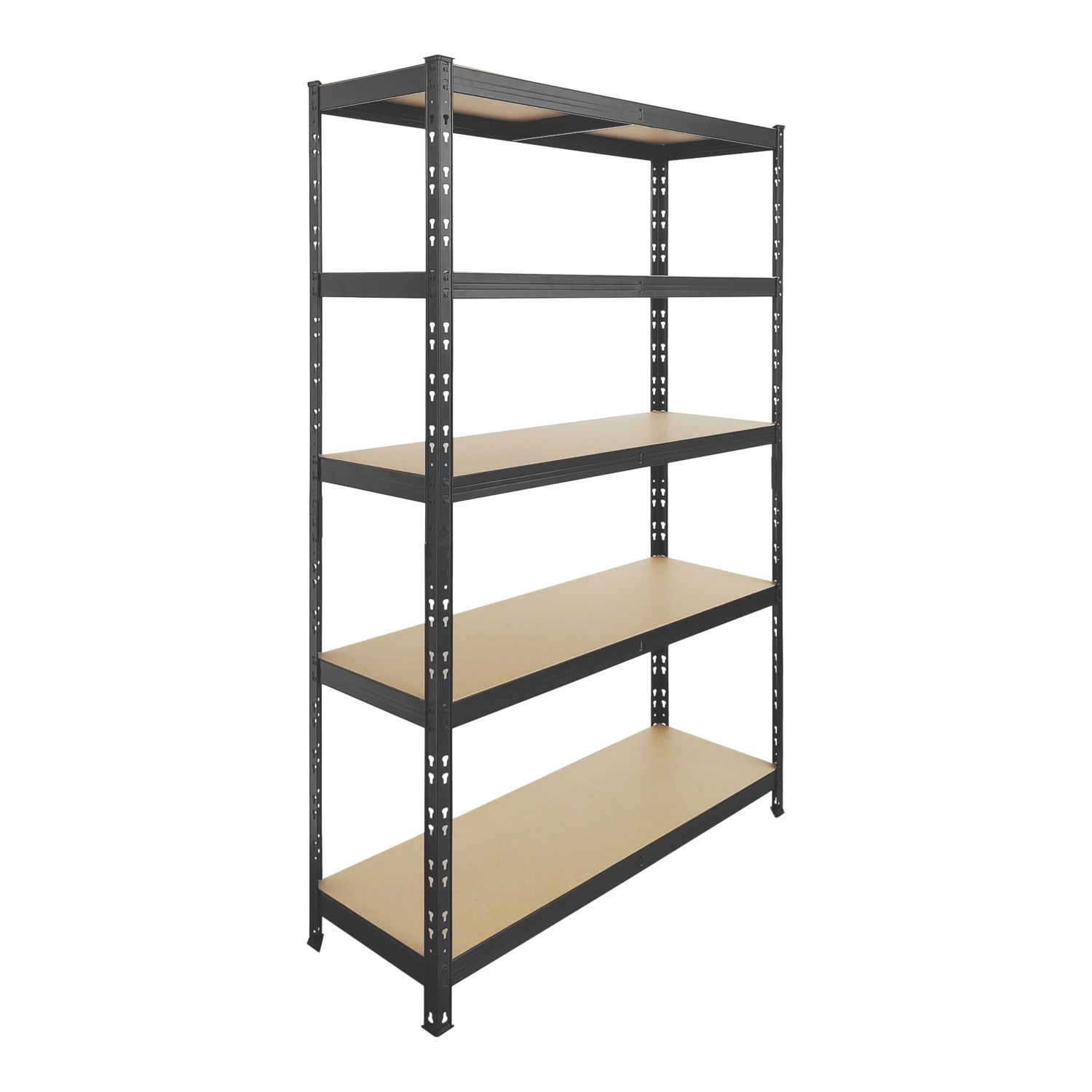 Essentials 5-Tier Metal Garage Shelving Unit 1200mm x 400mm x 1800mm (139AM)