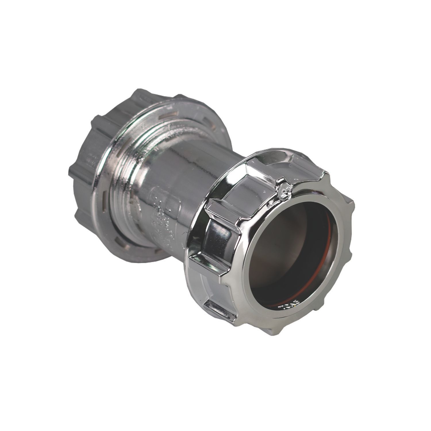 FloPlast CW07 Compression Uni Waste Coupler Chrome 32mm x 32mm (141VF)
