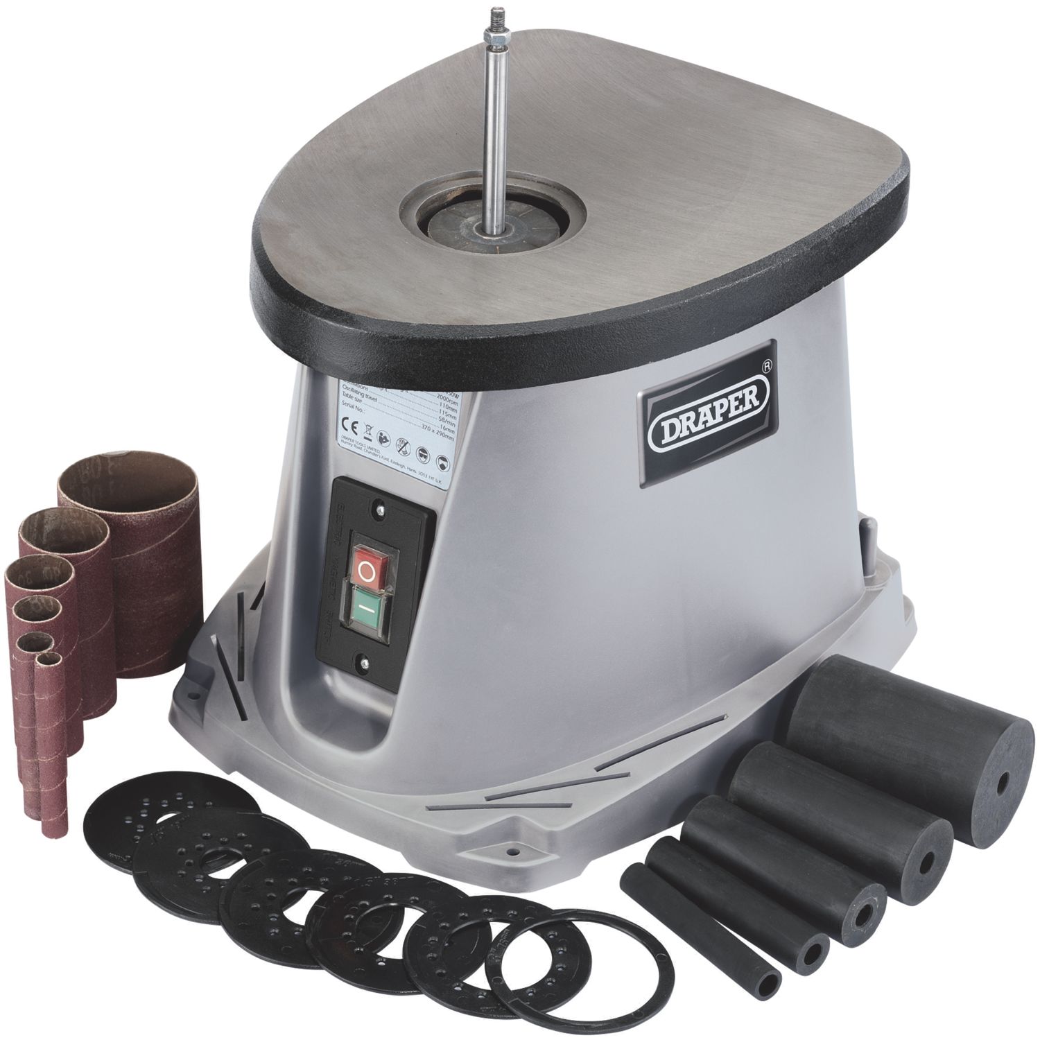 Draper 450W Brushless Electric Oscillating Spindle Sander 230V (143CN)