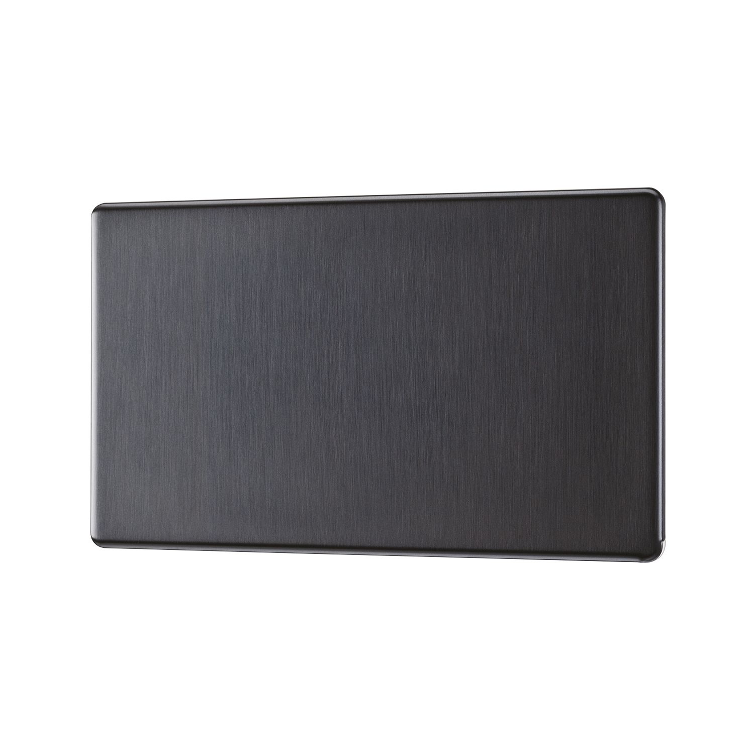 LAP 2-Gang Blanking Plate Slate Grey (144KJ)