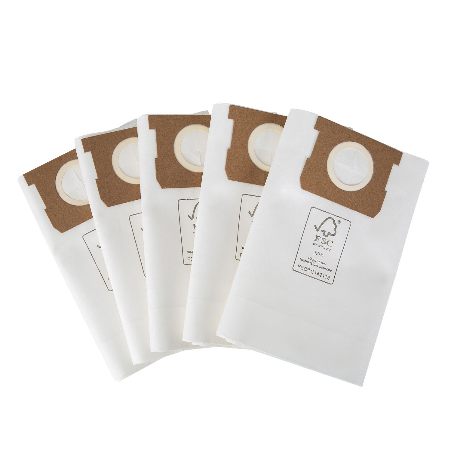 Titan 20/30Ltr Dry Vacuum Filter Bags 5 Pack (144RG)