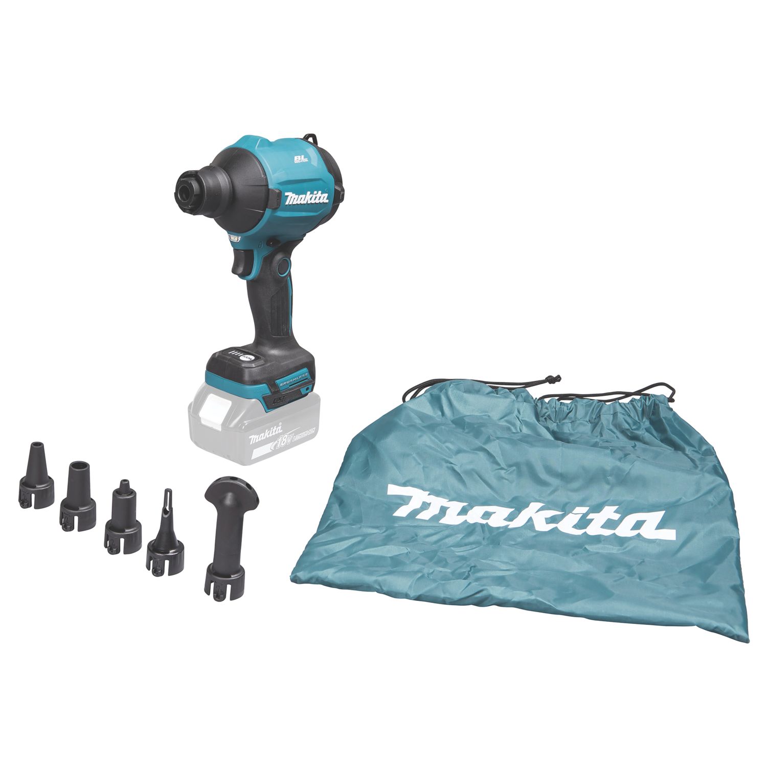 Makita DAS180 18V Li-Ion LXT Brushless Cordless Dust Blower - Bare (145AJ)