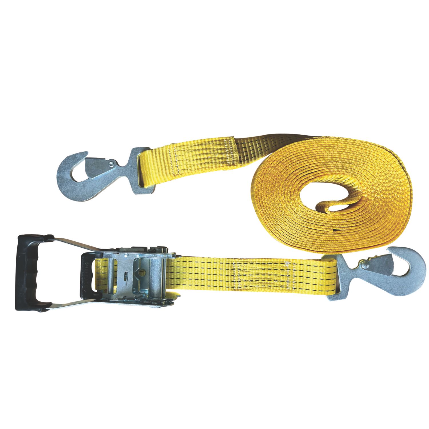 Smith & Locke Ratchet Tie-Down Strap with Snap Hook 8m x 50mm (145XT)