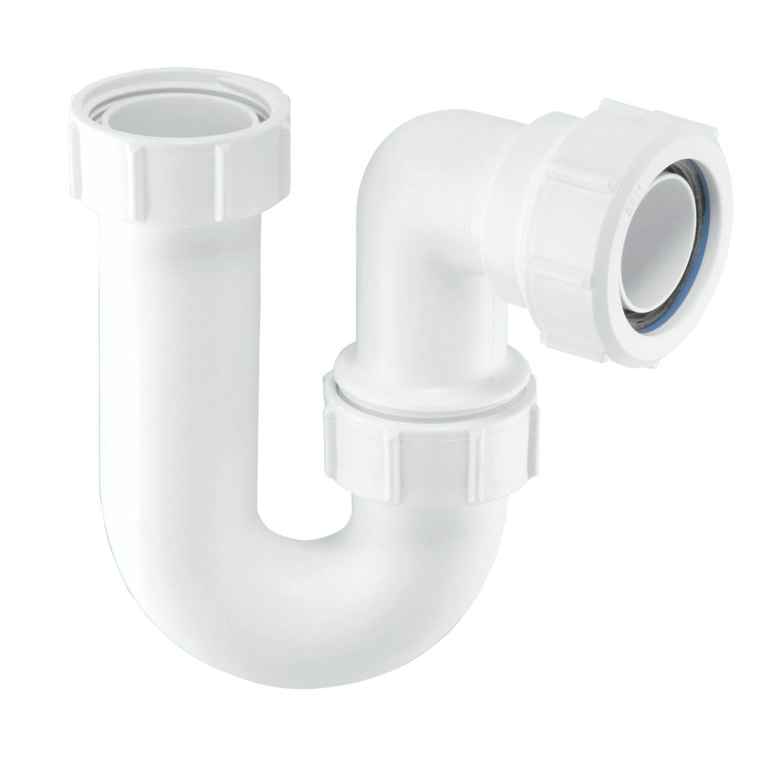 McAlpine Swivel P Trap White 50mm (1468P)