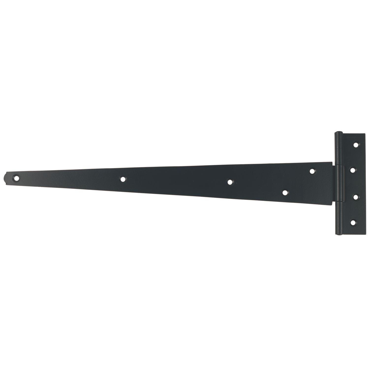 GateMate Black Straight Medium Tee Hinges 140mm x 18" x 450mm 2 Pack (146YV)