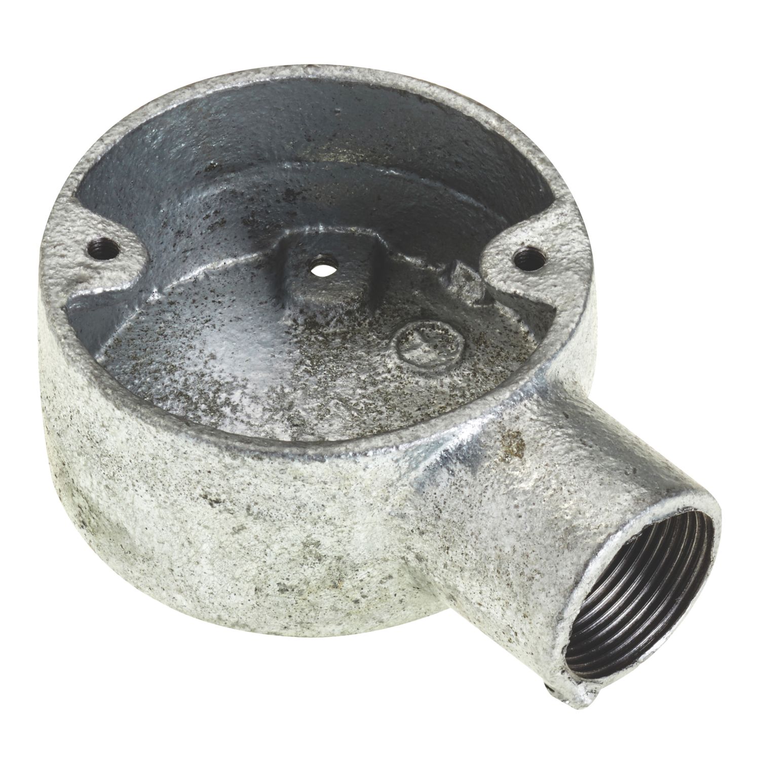 Deta 1 Way 25mm Terminal Conduit Box Galvanised (1476J)