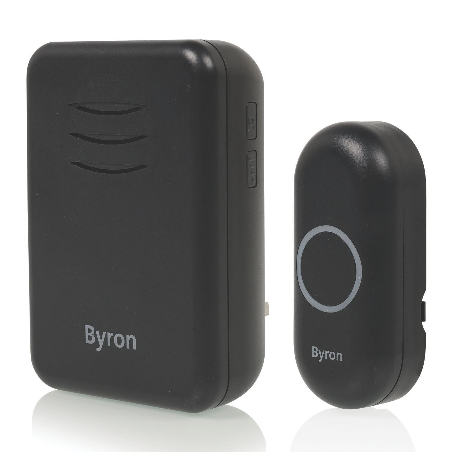 Byron DBY-22532BS Plug-In Wireless Door Chime Black (147KW)