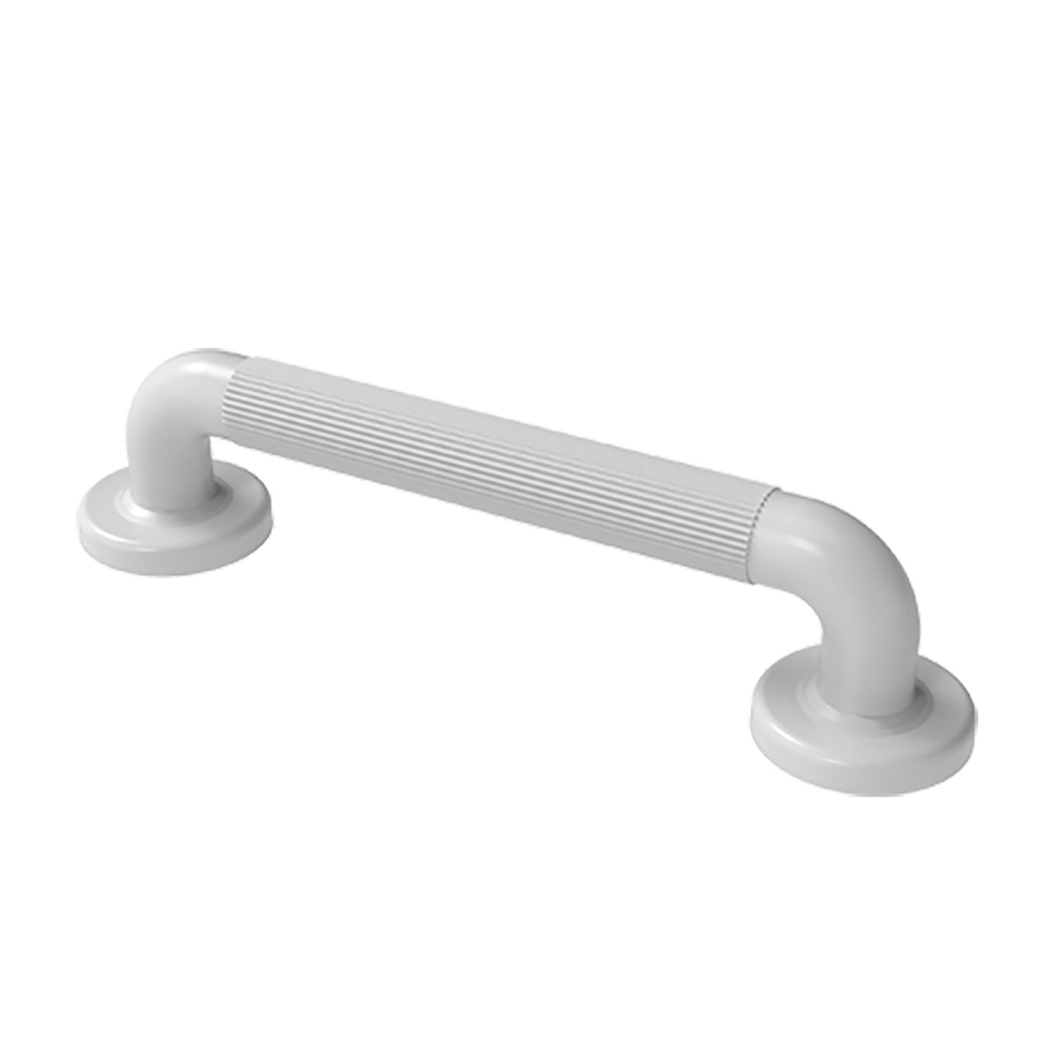 Nymas NymaPRO Straight Household Plastic Fluted Grab Rail White 300mm (148JM)