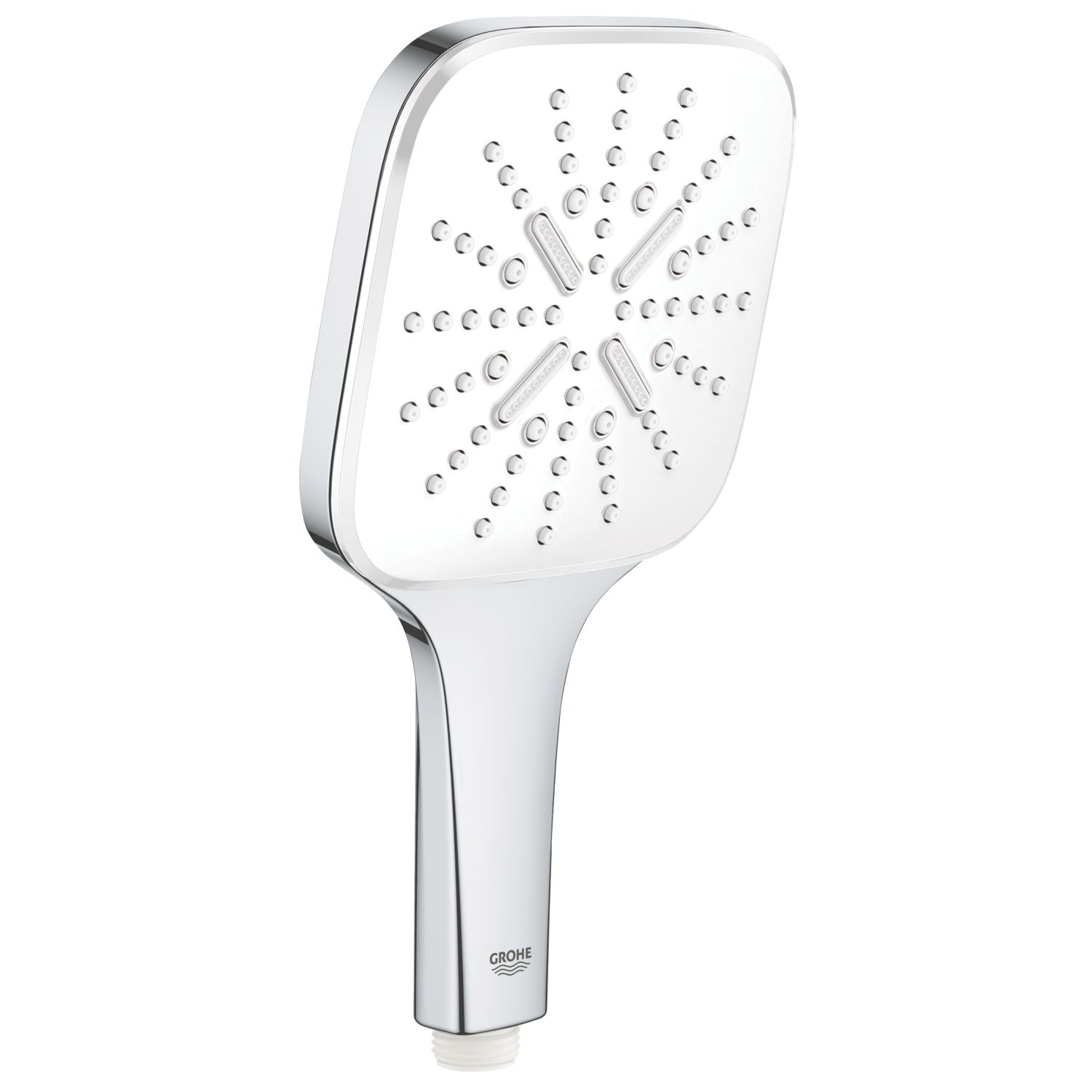 Grohe Vitalio SmartActive Cube Handset Chrome/White 130mm x 177mm (149PJ)