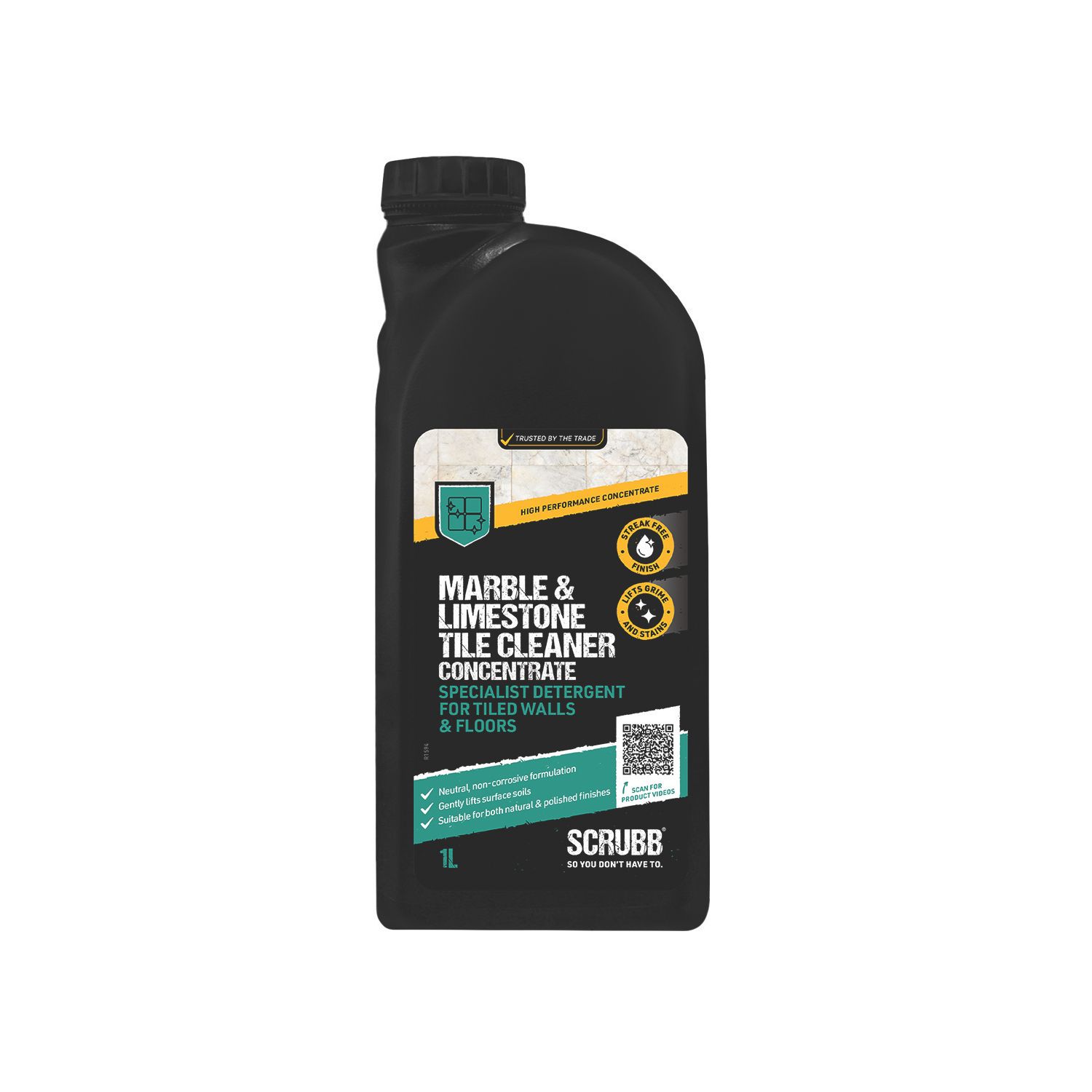 Scrubb Marble & Limestone Tile Cleaner Concentrate 1Ltr (150EH)