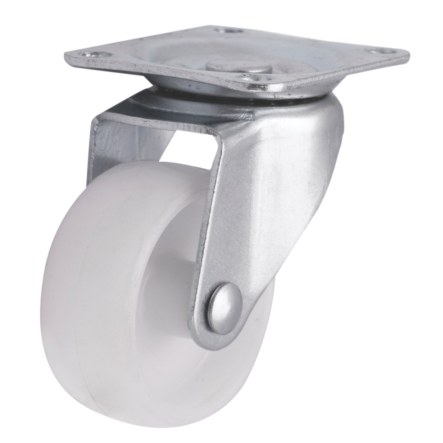 Essentials Nylon Swivel Castor 50mm White (151KH)