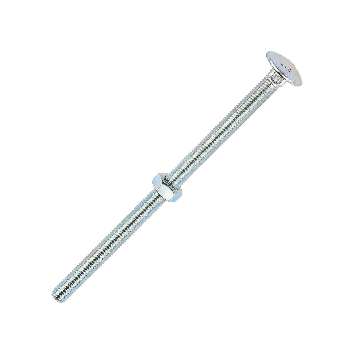 Timco Carriage Bolts Carbon Steel Zinc-Plated M8 x 150mm 25 Pack (152KF)