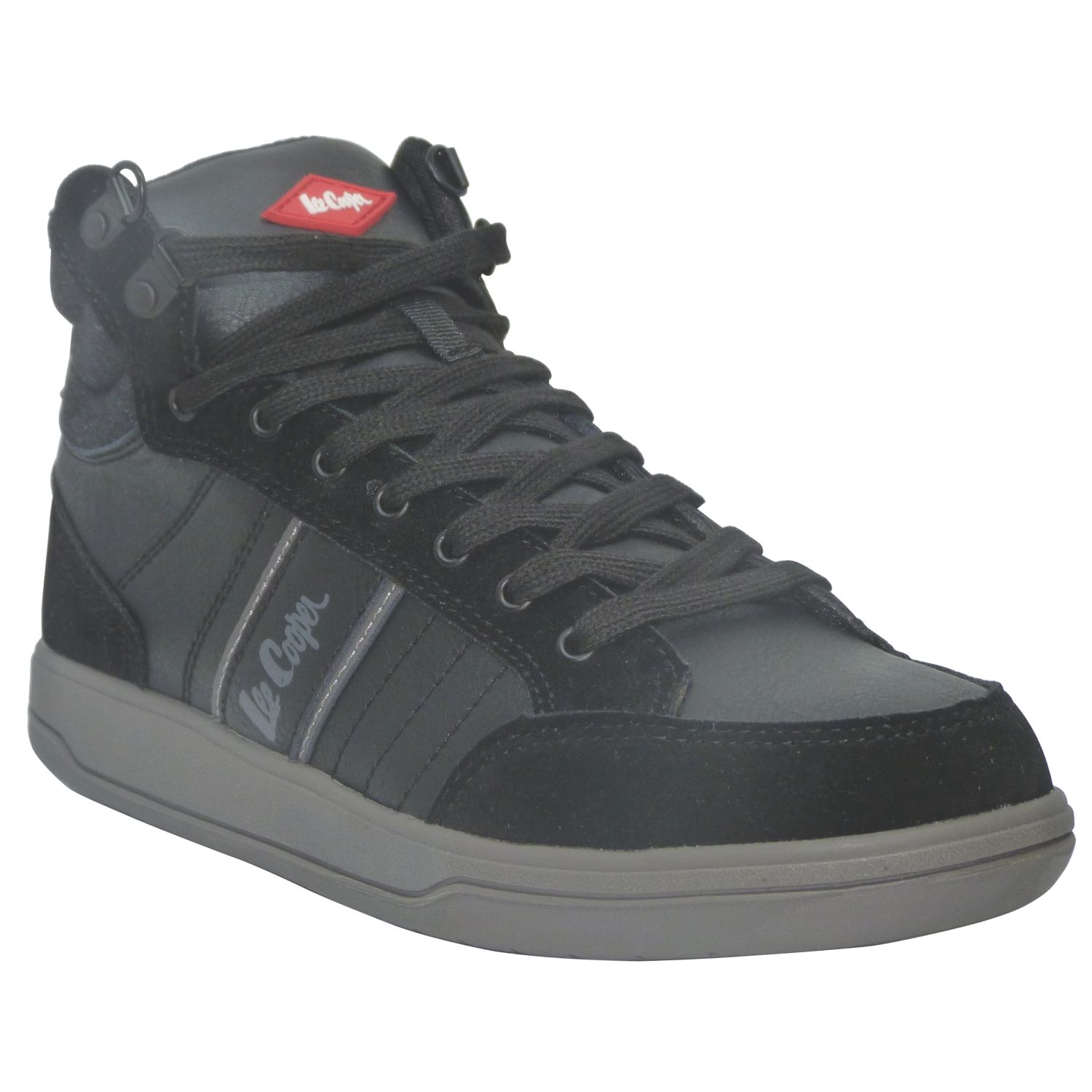 Lee Cooper LCSHOE099 Size 11 Black/Grey Steel Toe Cap Safety Trainer Boots (153FP)