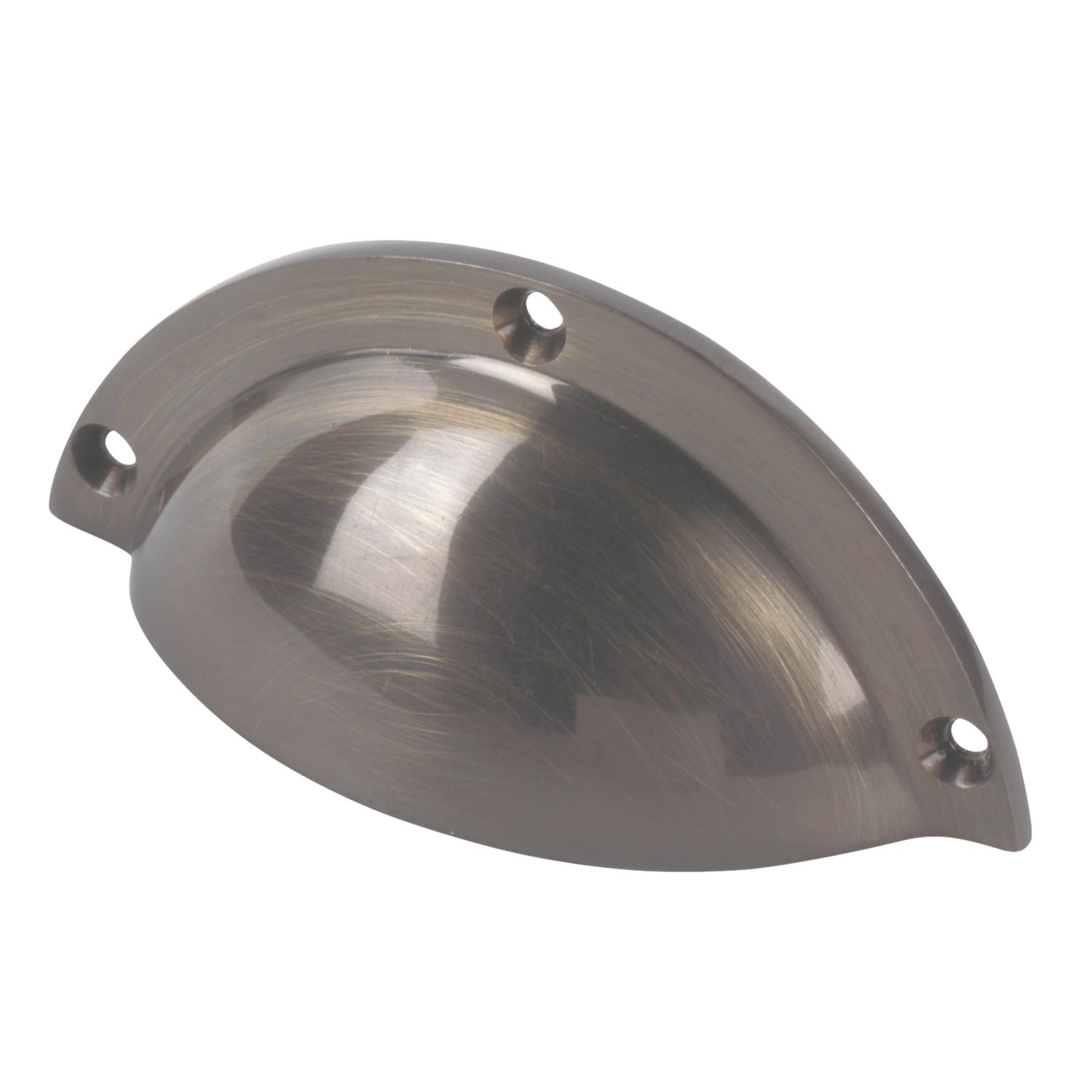 Essentials Shell Drawer Pull 90mm Antique Brass (15427)