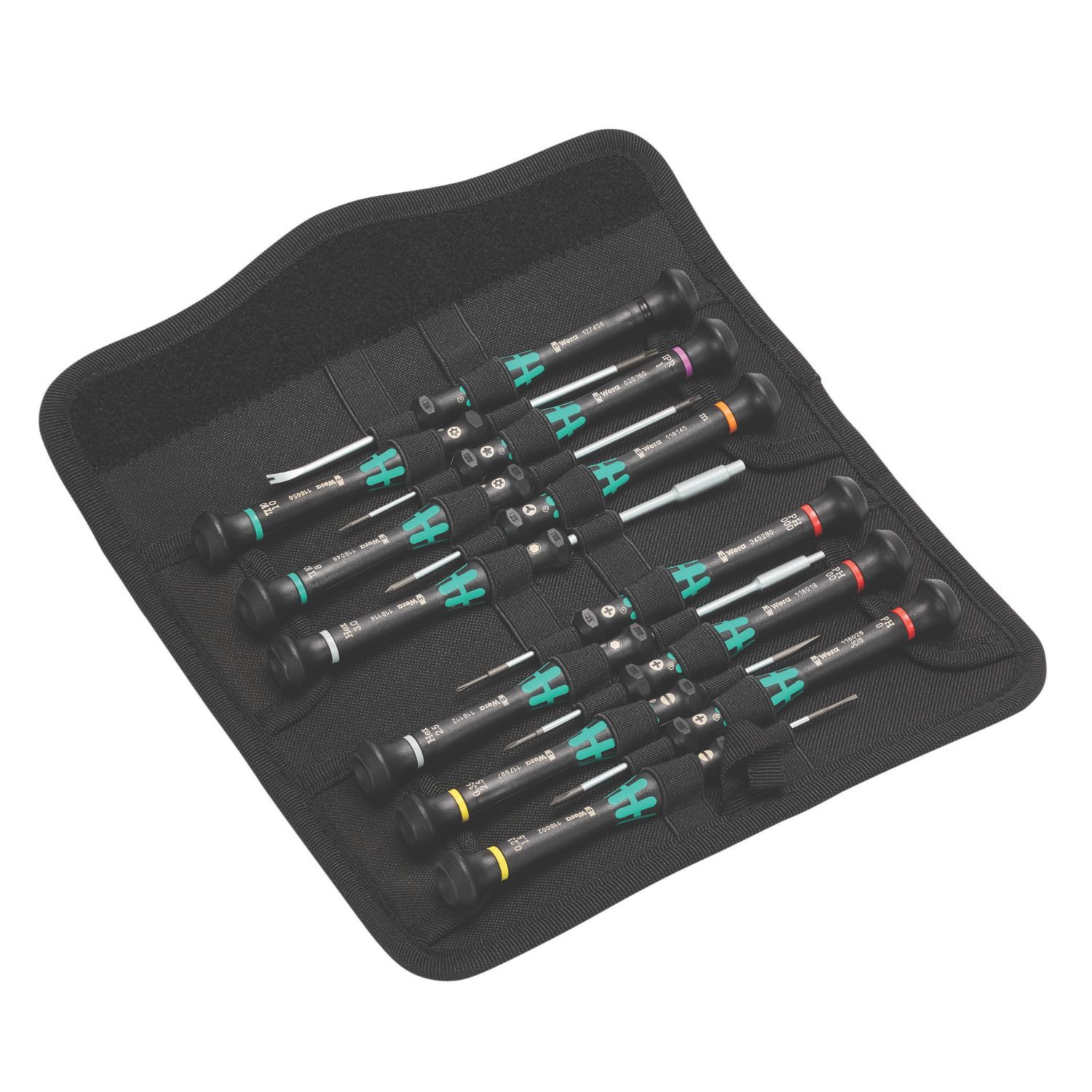 Wera Kraftform Micro 12 Electronics 1 Mixed Precision Screwdriver Set 12 Pcs (155HF)