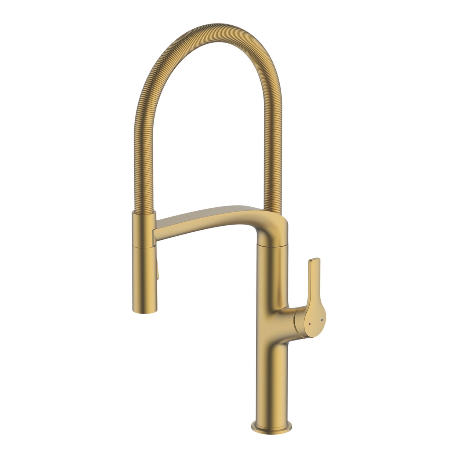 Swirl Boyne Pull-Out Spray Mixer Kitchen Tap Brass-Effect (155YT)