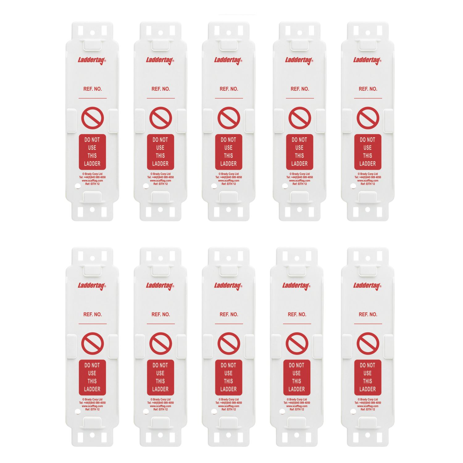 Scafftag Ladder Tag Holder 10 Pack (156YU)