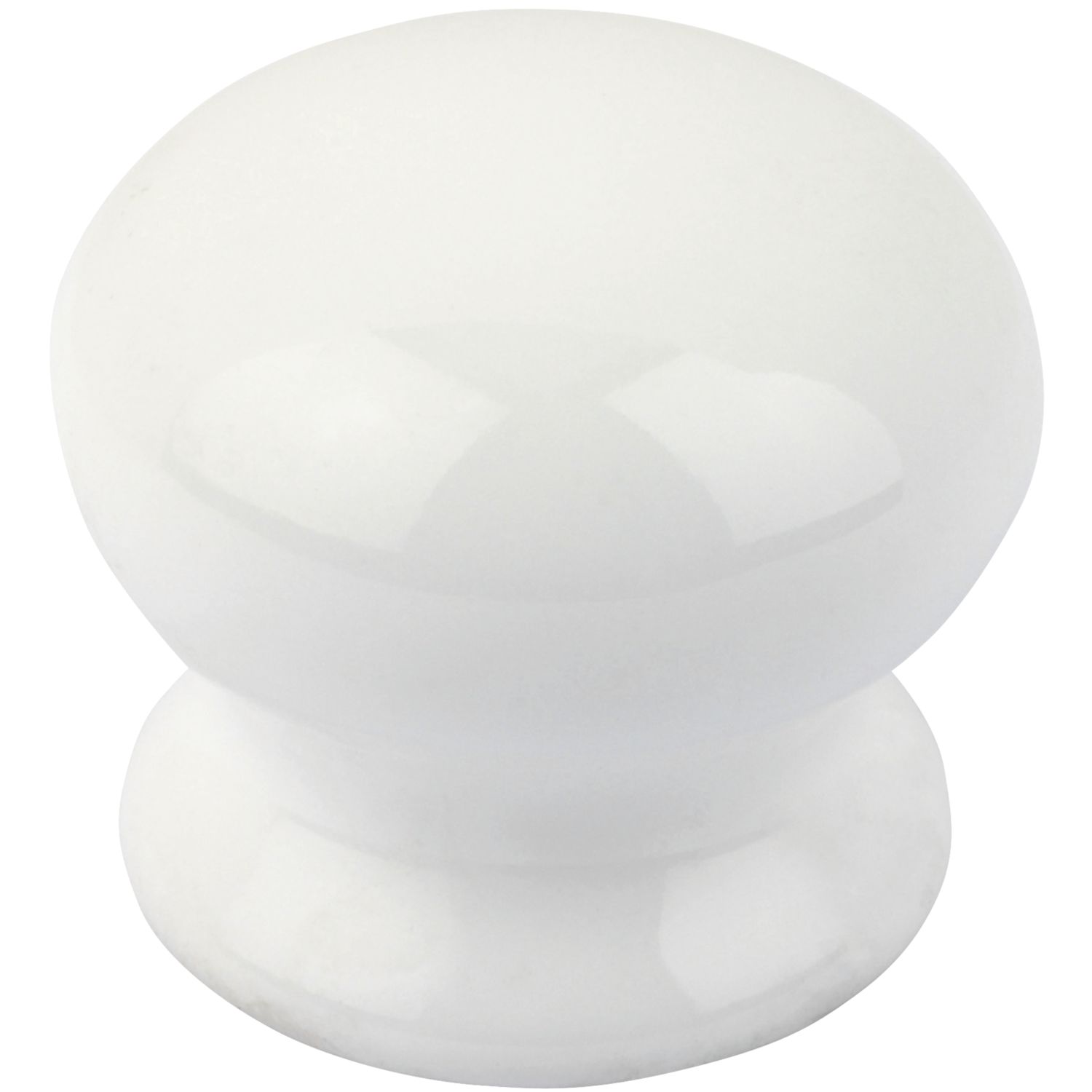 Smith & Locke Traditional Cabinet Door Knobs Porcelain White 38mm 2 Pack (1571V)