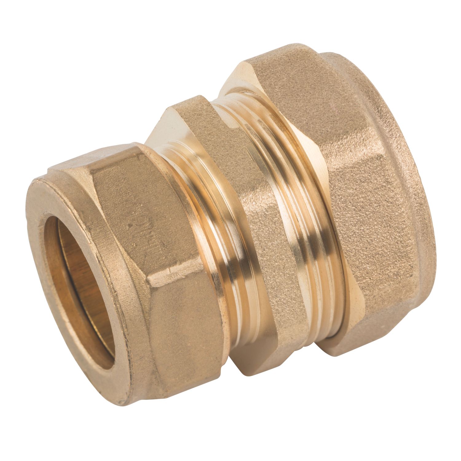 Midbrass Brass Compression Reducing Coupler 10mm x 1/2" (157HP)