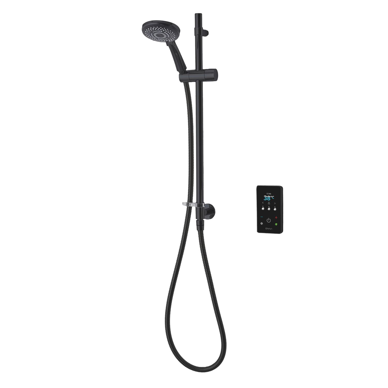 Triton Envi Matt Black 9kW Thermostatic Electric Shower (157JW)