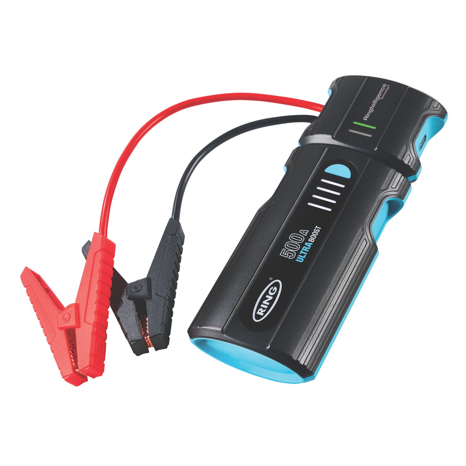 Ring RJS010 500A Lithium Jump Starter + Type A & C USB Charger (157PU)