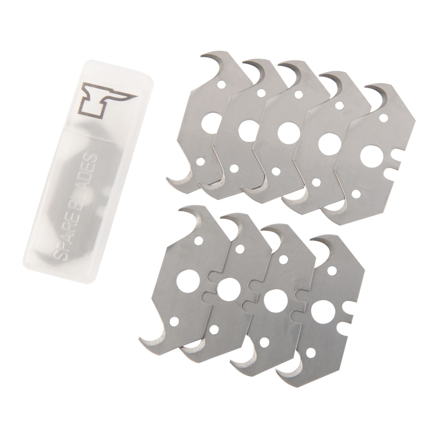 Forge Steel Hooked Knife Blade 10 Pack (157YC)