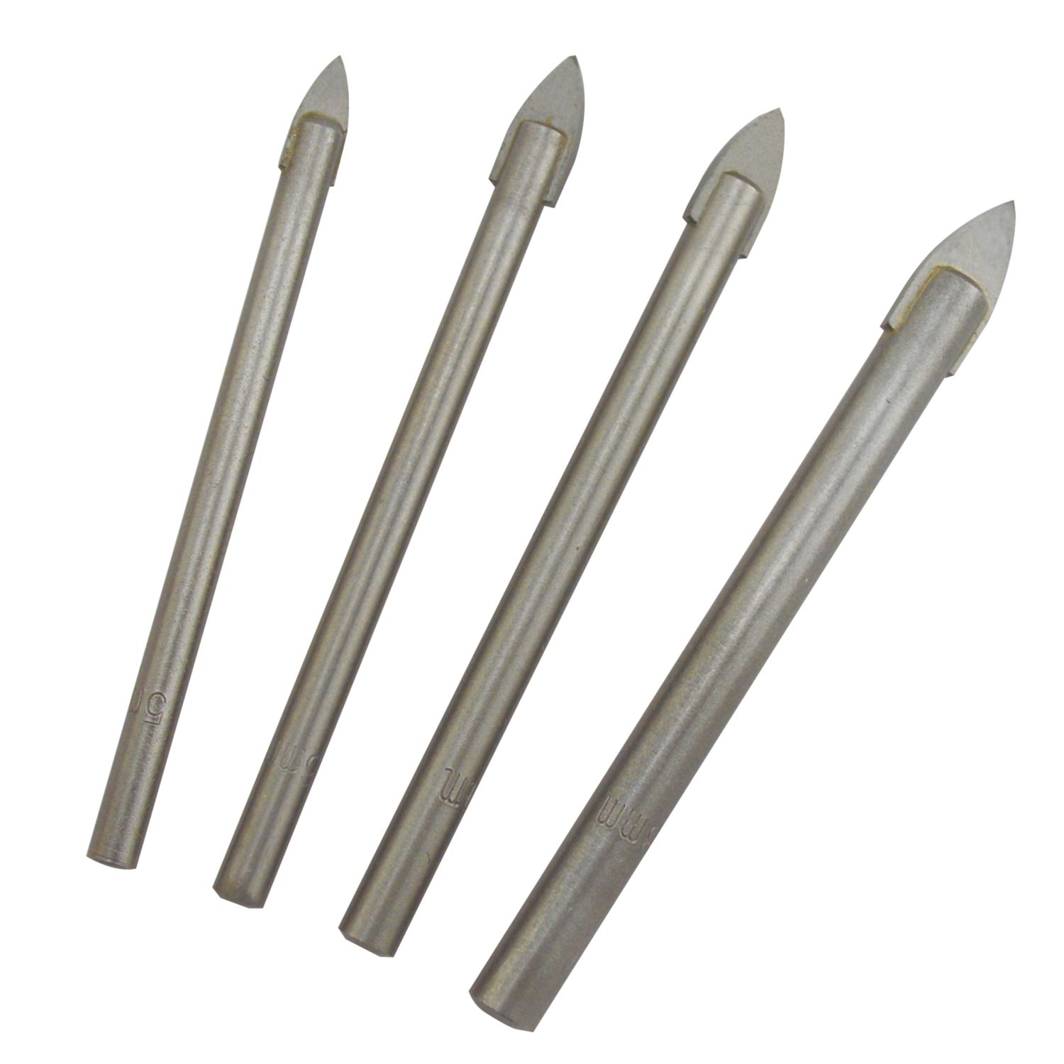 Glass Drill Bit Set 4 Pcs (1598V)