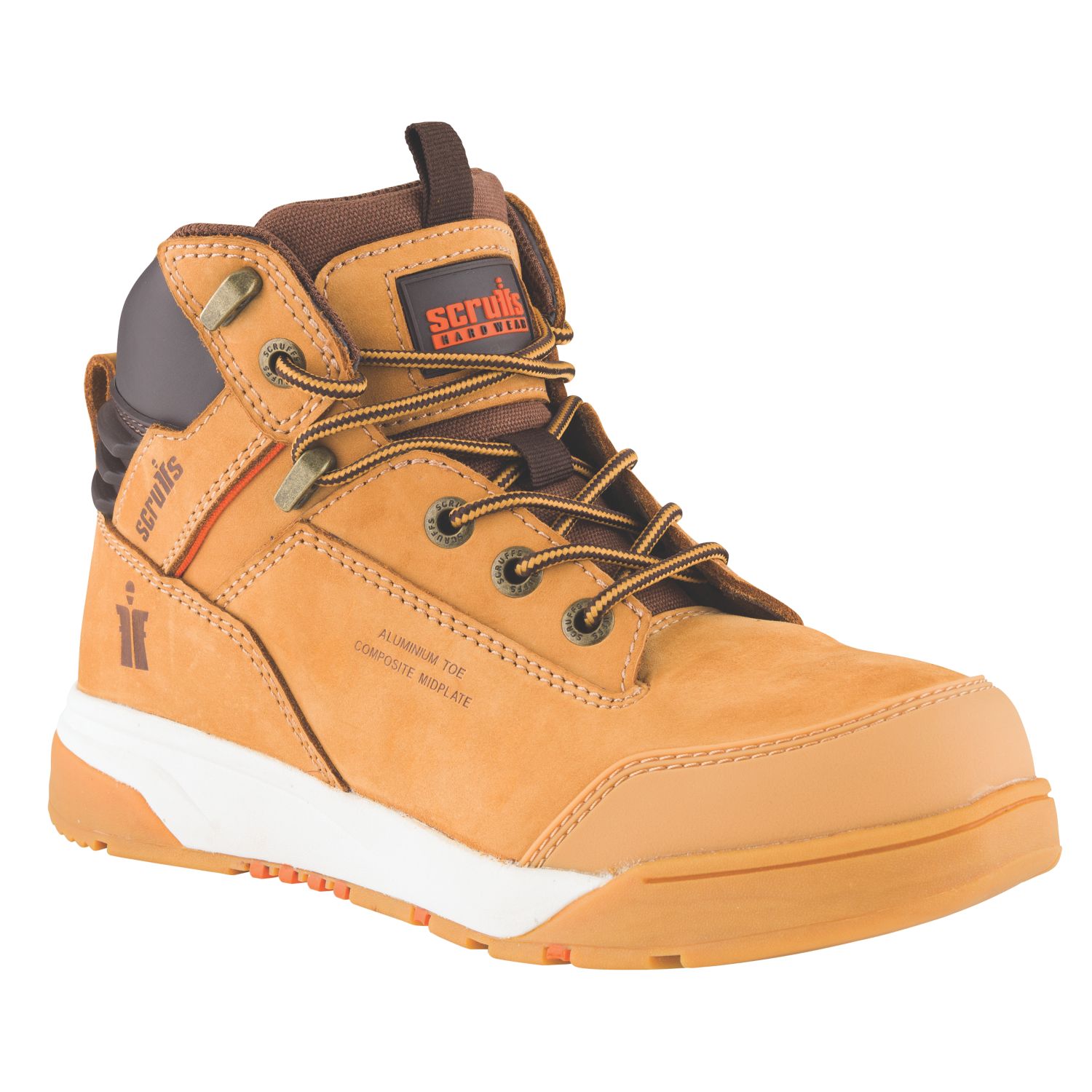 Scruffs Switchback Size 6 Womens Tan Water-Resistant Safety Boots (159KY)