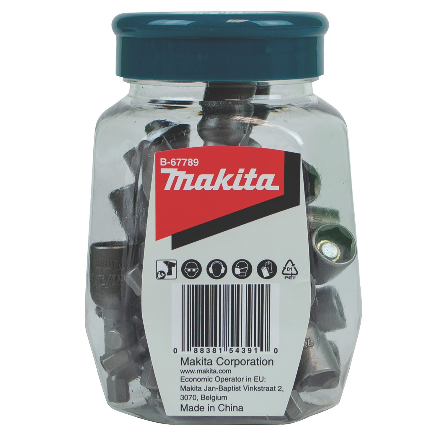 Makita E-form Hex Shank Magnetic Nutsetters 10mmx50mm 30 Pack (159XP)