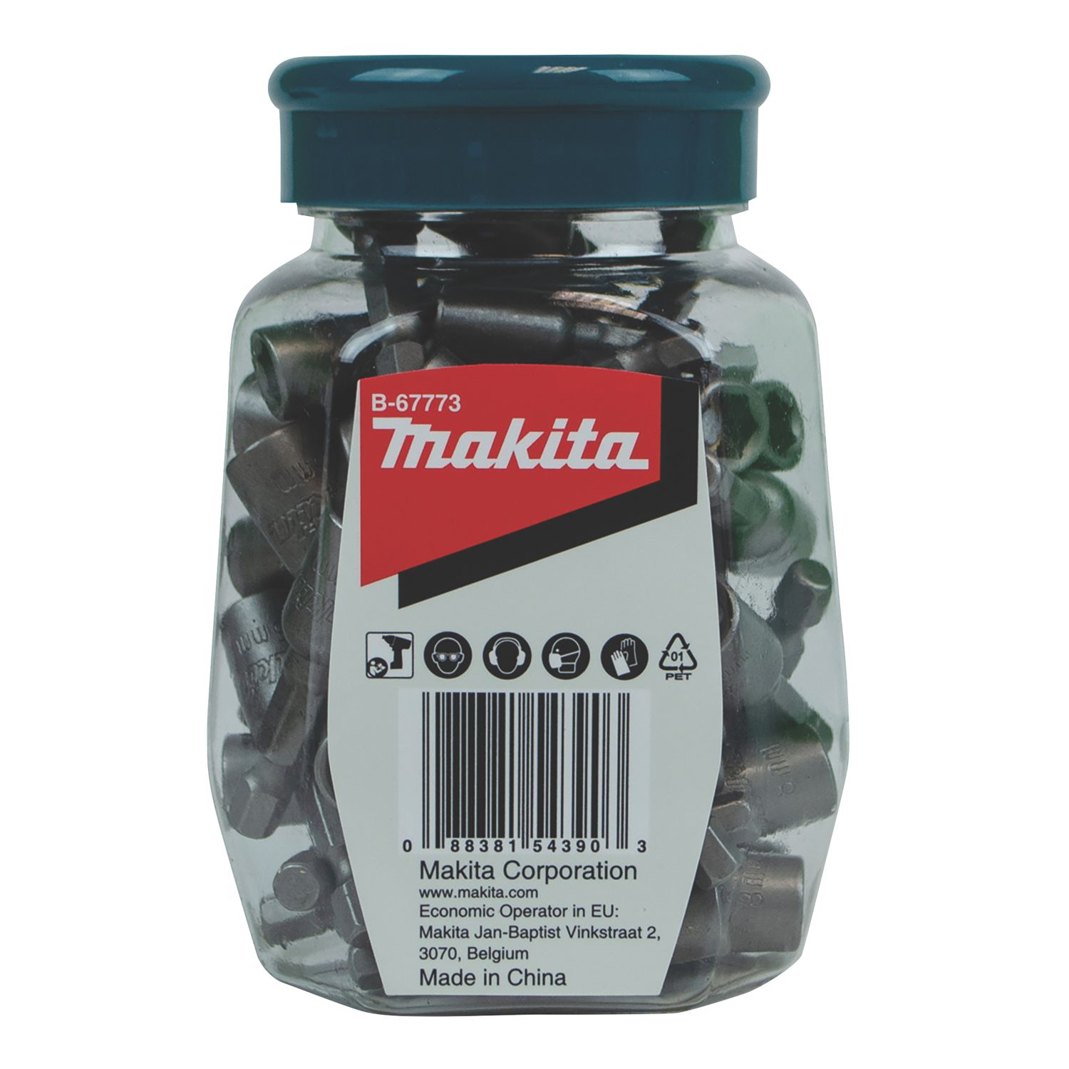 Makita E-Form Hex Shank Magnetic Nutsetters 8mmx50mm 50 Pack (160XP)