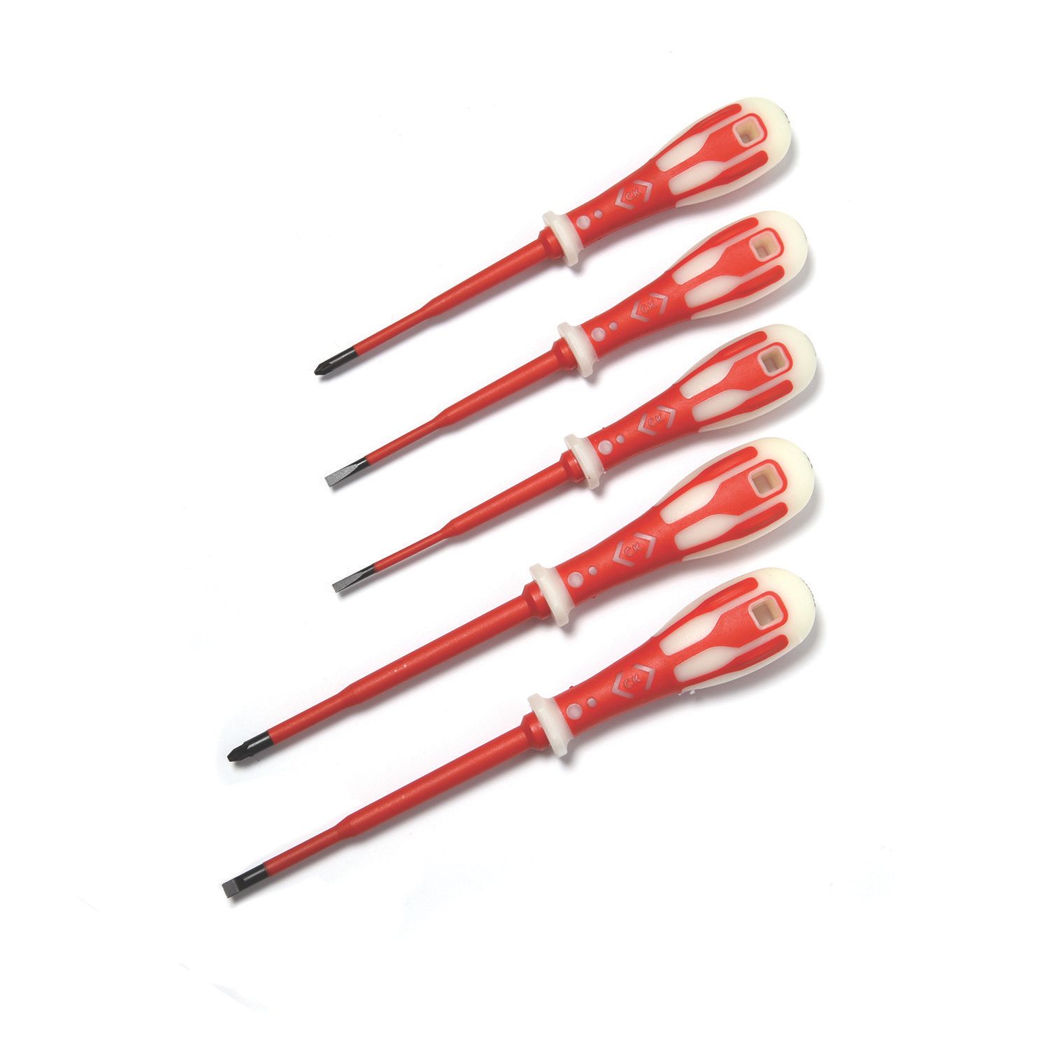 C.K Dextro Glo Slim Mixed VDE Screwdriver Set 5 Pieces (161JF)