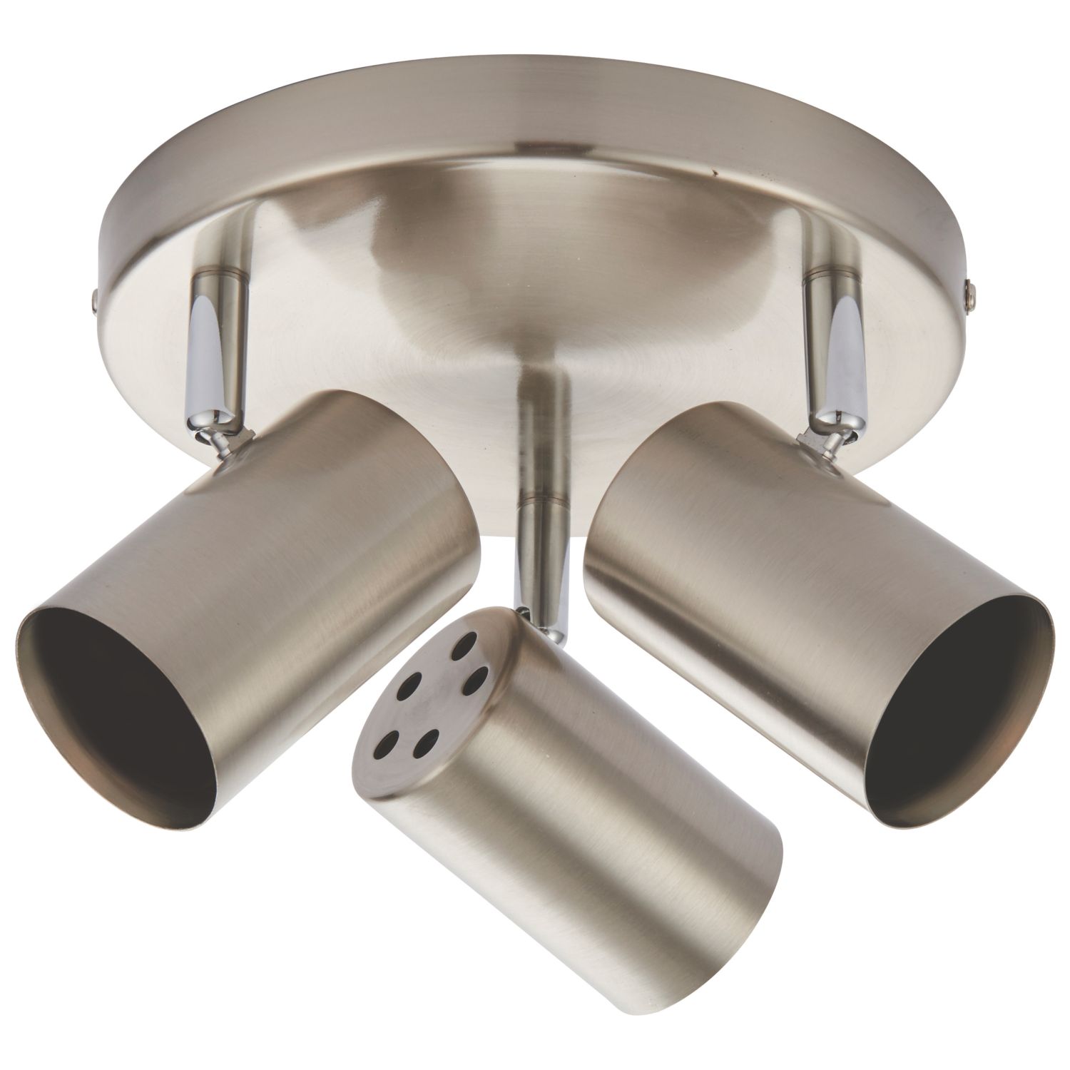 Saxby Toro Round 3-Light Spotlight Satin Nickel (161RE)
