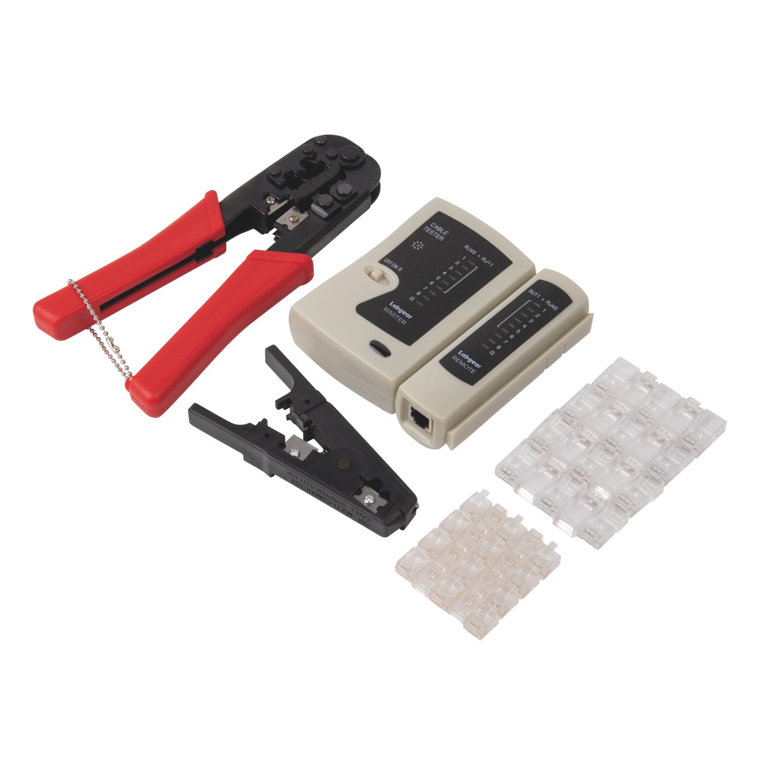 Labgear RJ45 Network Toolkit 43 Piece Set (162KM)