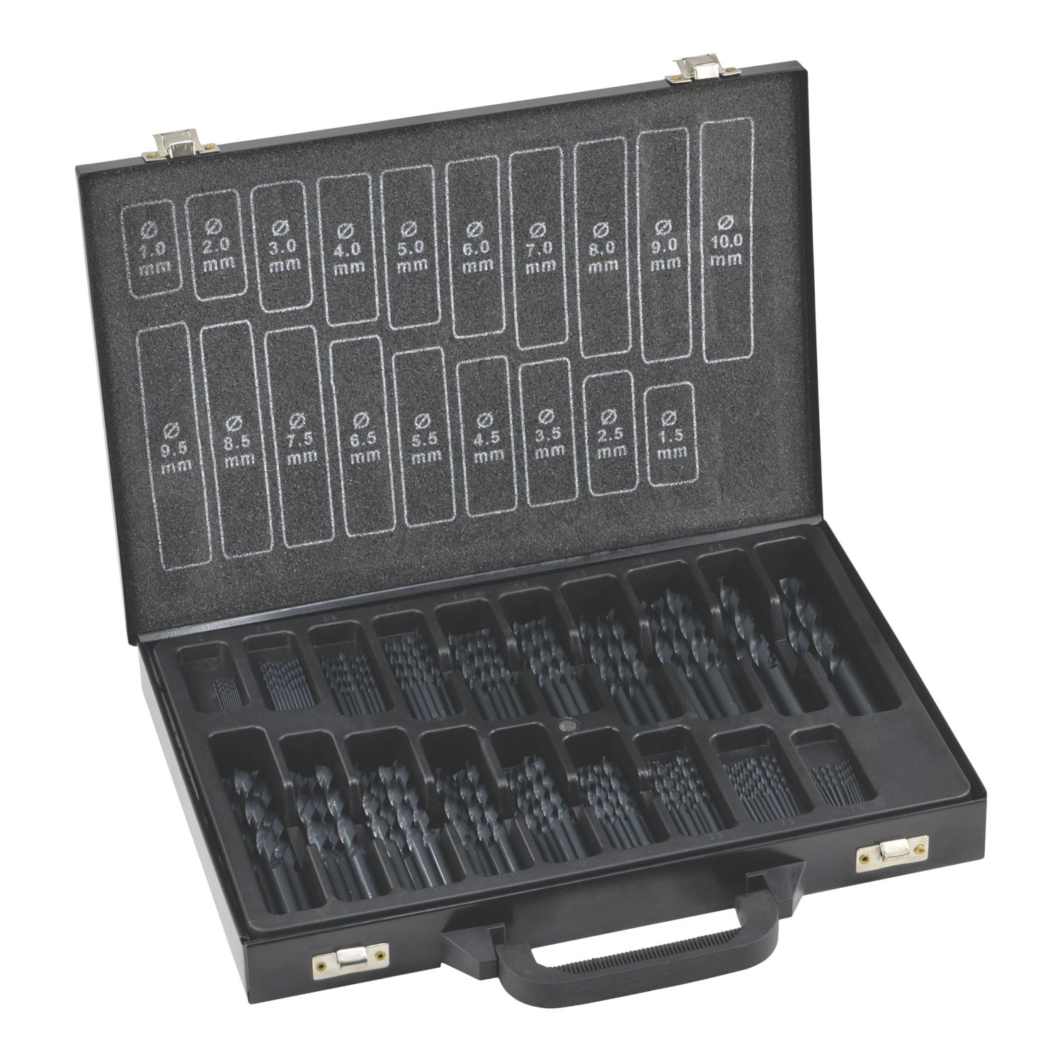 Titan Straight Shank Metal Drill Bit Set 170 Pieces (162VM)