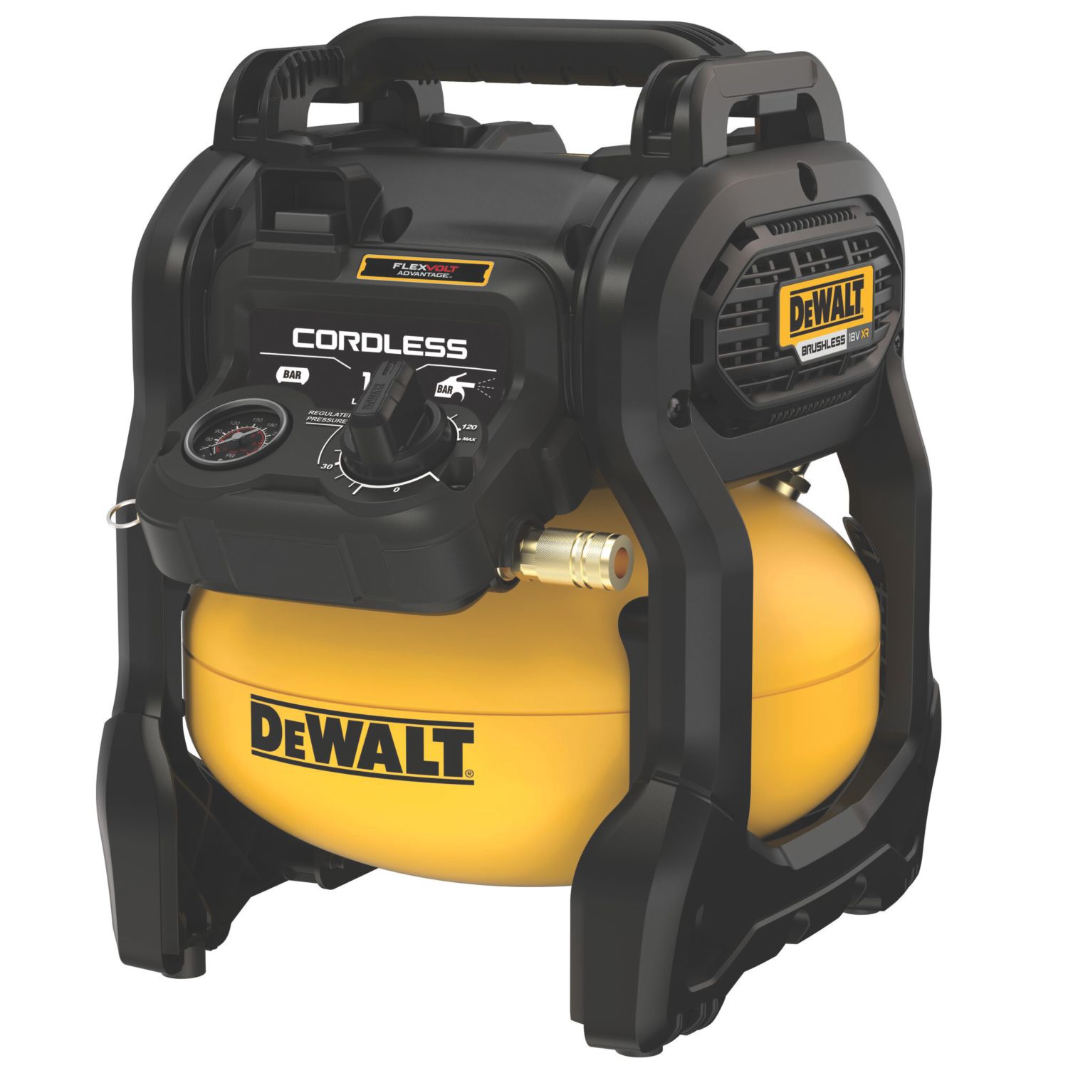 DeWalt DCC1018N-XJ 10Ltr 18V Li-Ion XR Brushless Cordless Compressor - Bare (162VN)