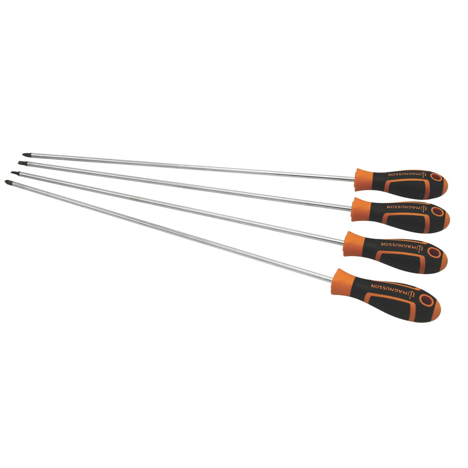 Magnusson Mixed Long Reach Screwdriver Set 4 Pcs (1635V)