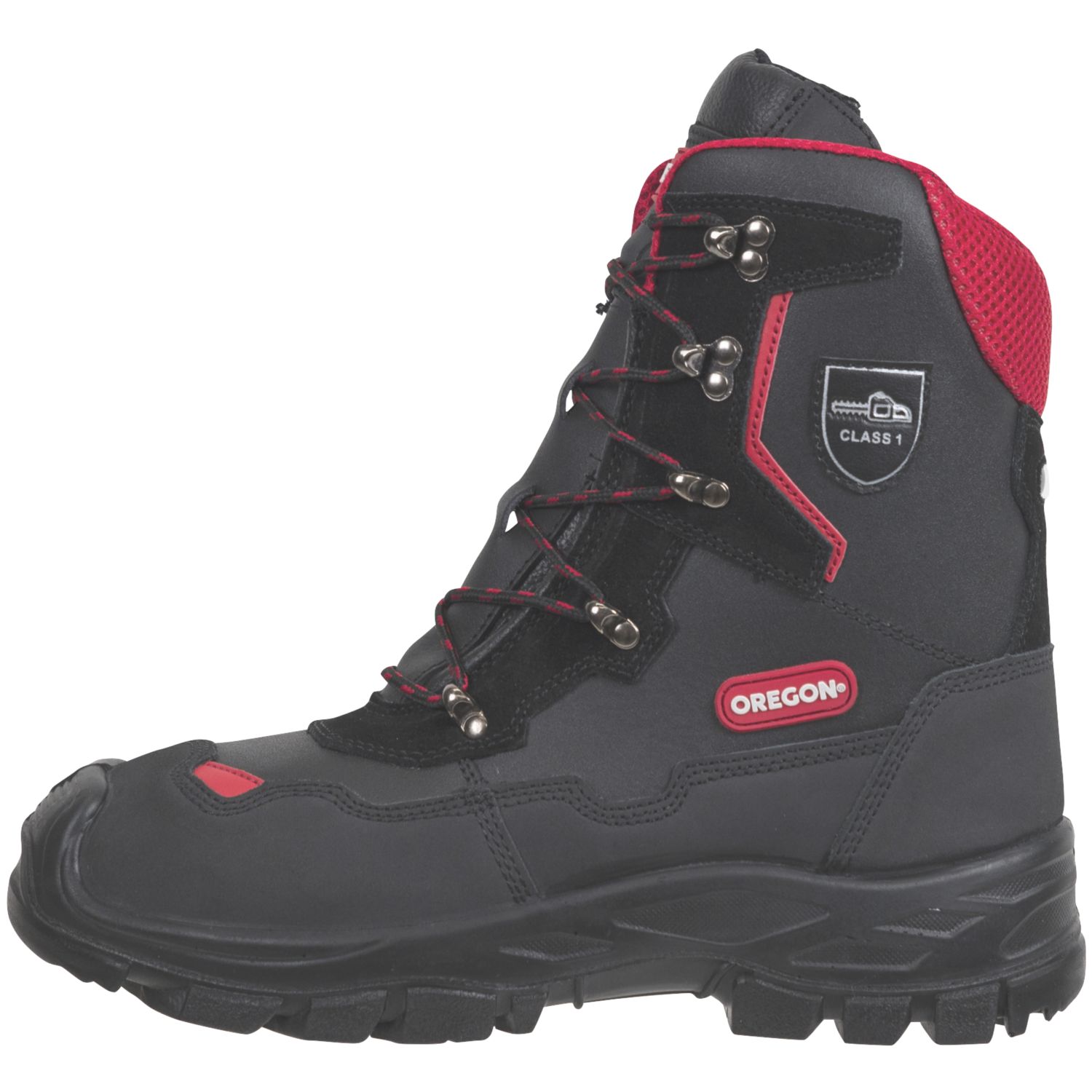Oregon Yukon Safety Chainsaw Boots Black Size 10.5 (1636V)