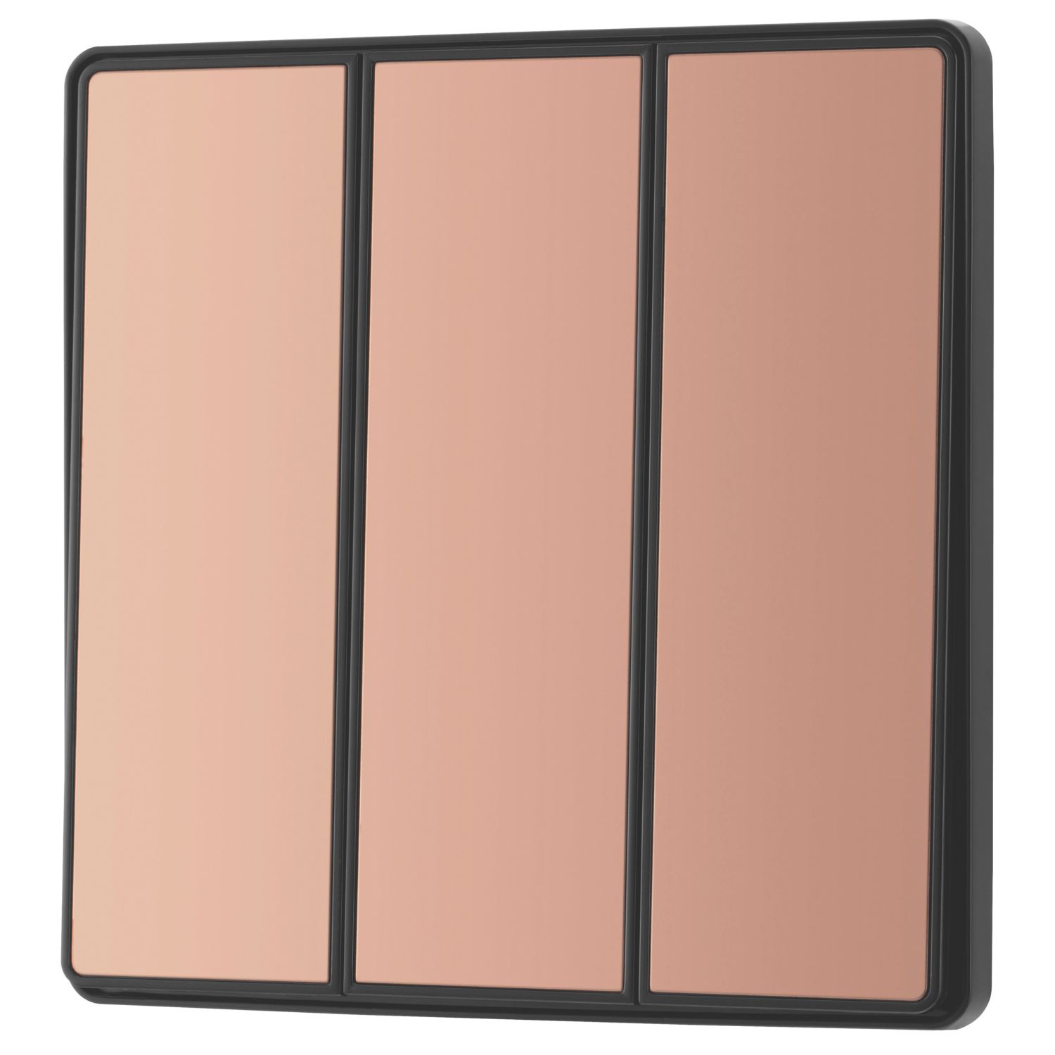 British General Evolve 20A 16AX 3-Gang 2-Way Light Switch Copper (164CH)