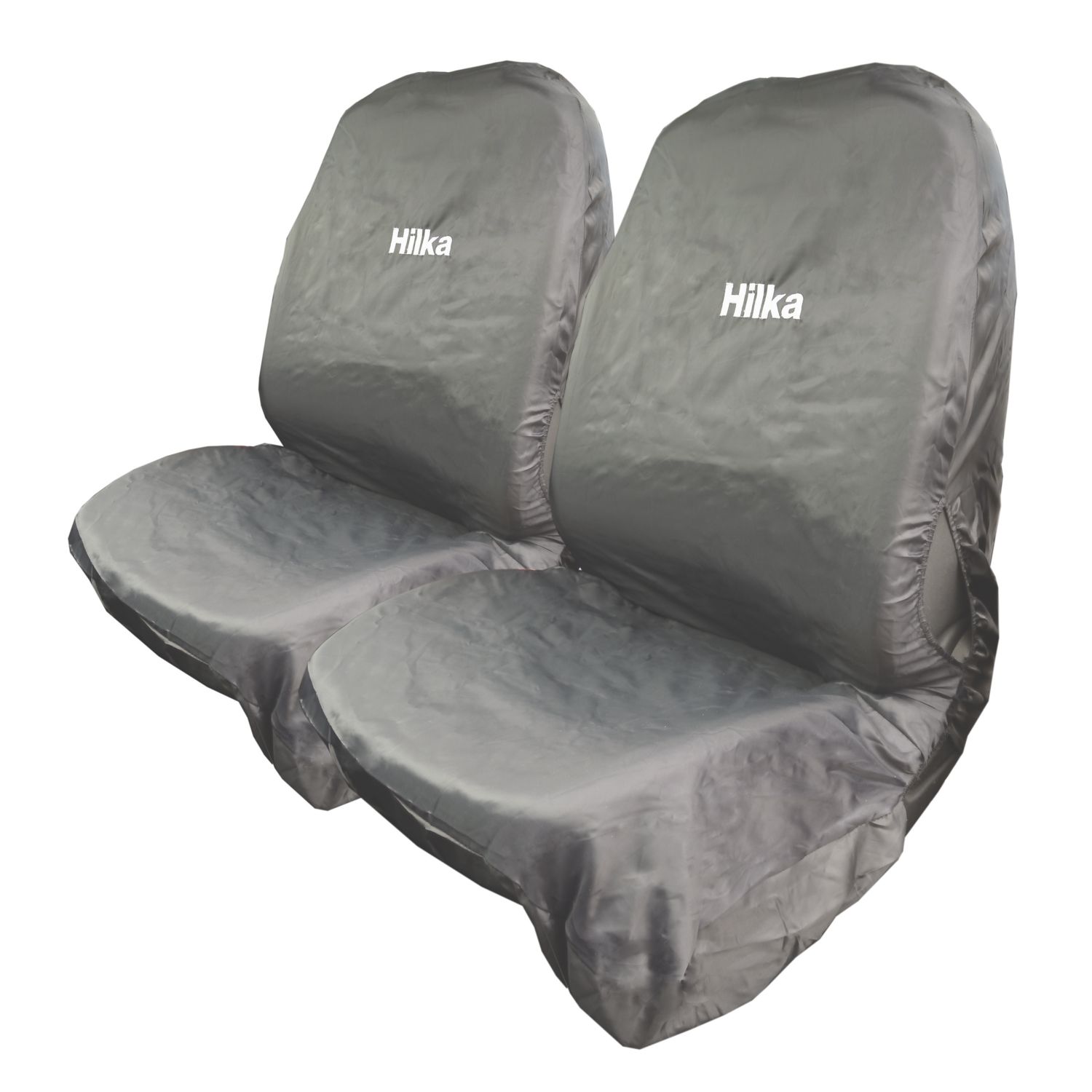 Hilka Pro-Craft Single Front Seat Cover 1350mm x 650mm Black 2 Pack (165PG)