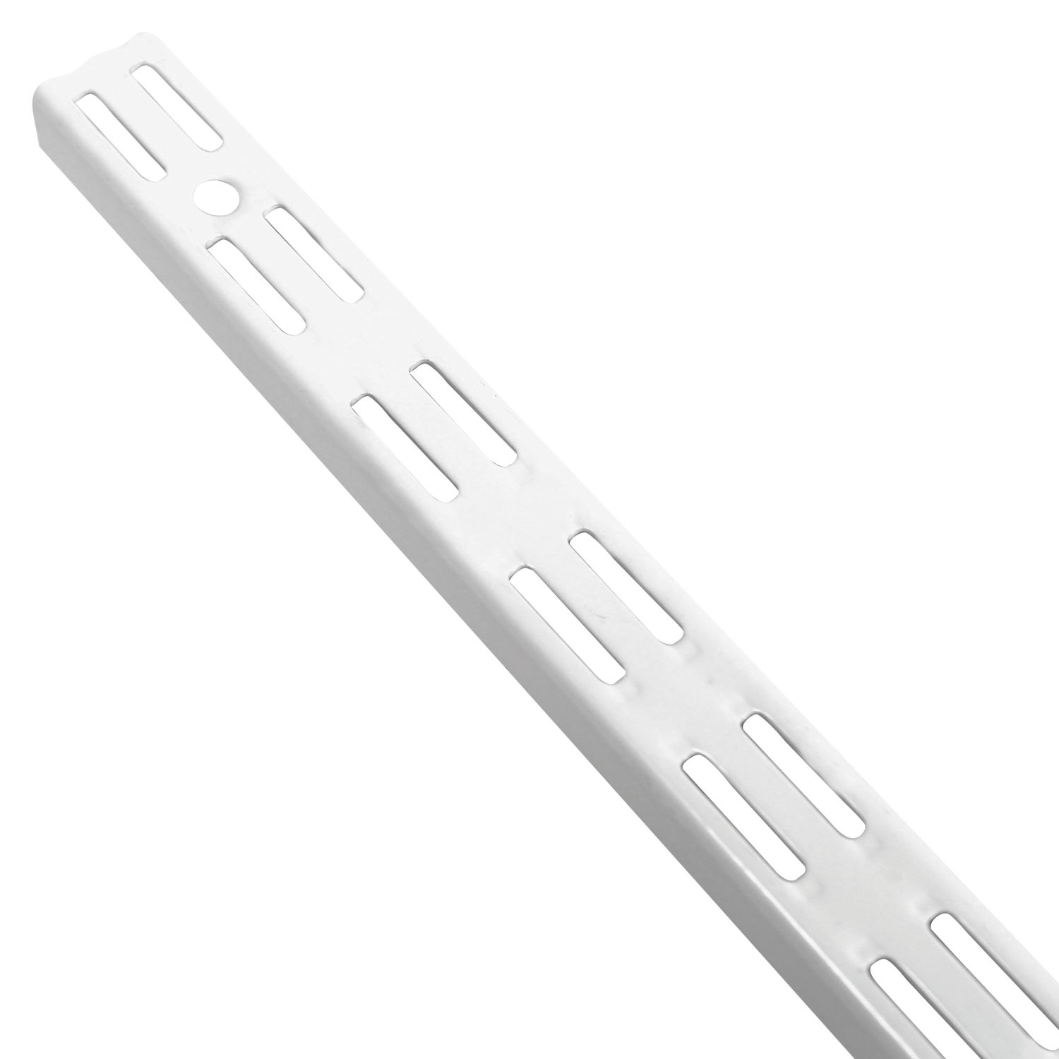 RB UK Antibacterial Twin Slot Uprights White 1220mm x 25mm 2 Pack (165VJ)