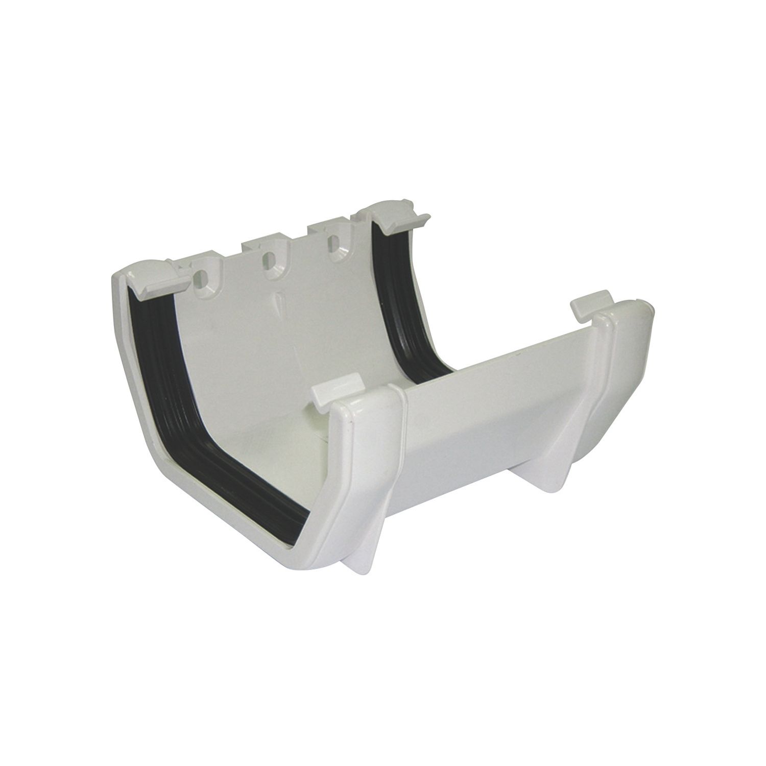 FloPlast uPVC Square Union Bracket White 114mm (16753)