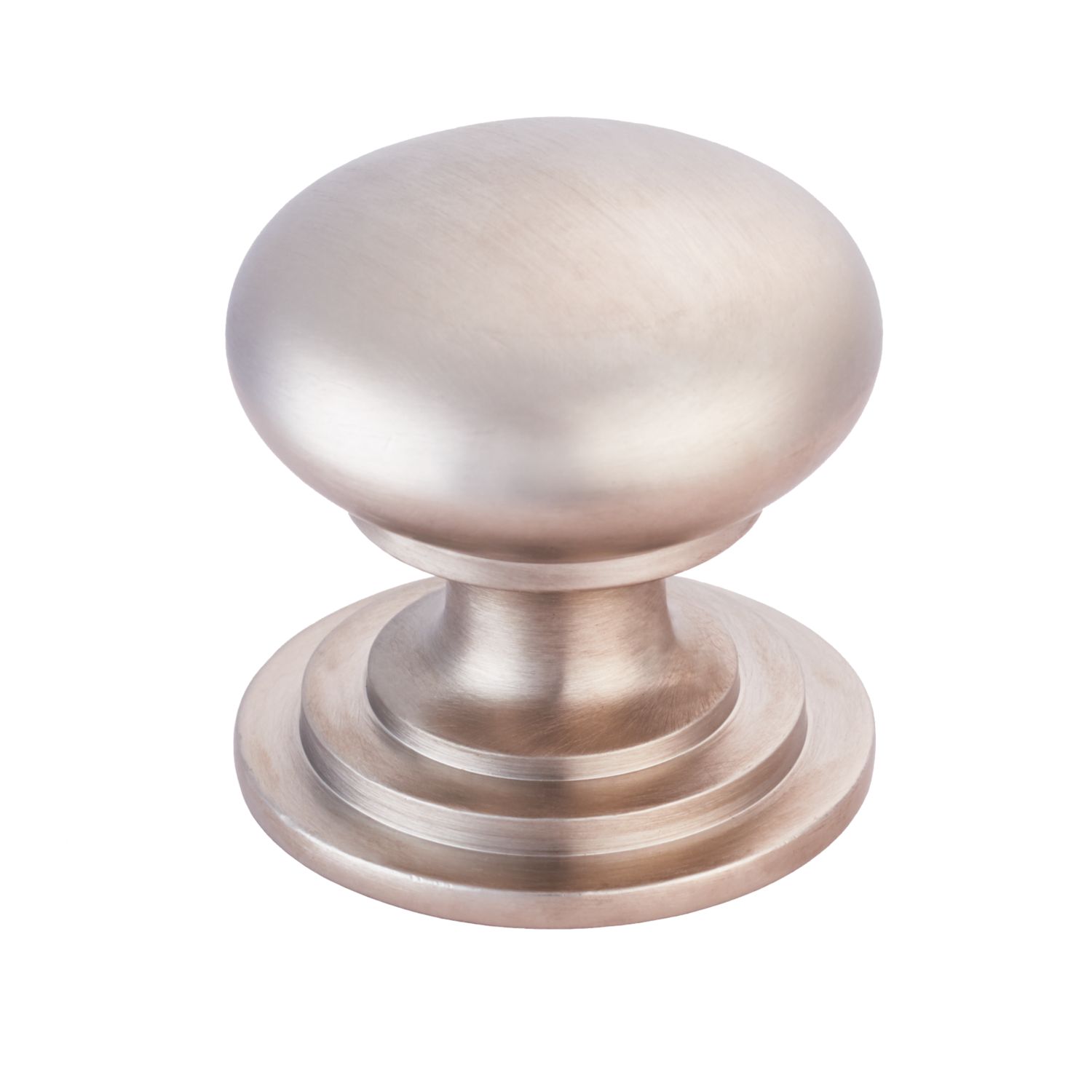 Fingertip Design Victorian Mushroom Cupboard Knob Satin Nickel (1681P)