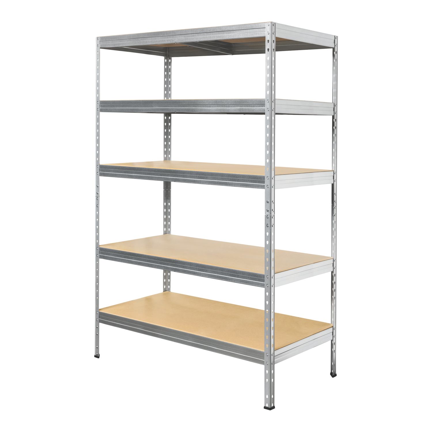 5-Tier Metal Garage Shelving Unit 1200mm x 600mm x 1800mm (168JE)