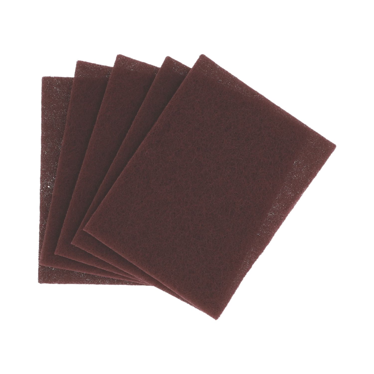 Oakey Multi-Material Flexible Removal Pads 150mm x 115mm Burgundy 5 Pack (169JL)