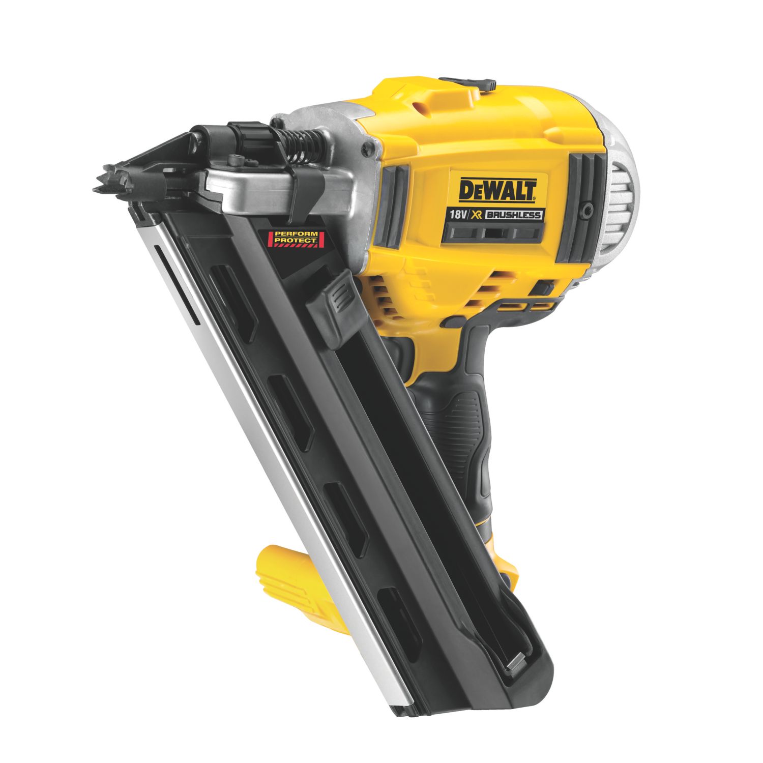 DEWALT DCN692N-XJ 90mm 18V Li-Ion XR Brushless First Fix Cordless Nail Gun - Bare (1710G)