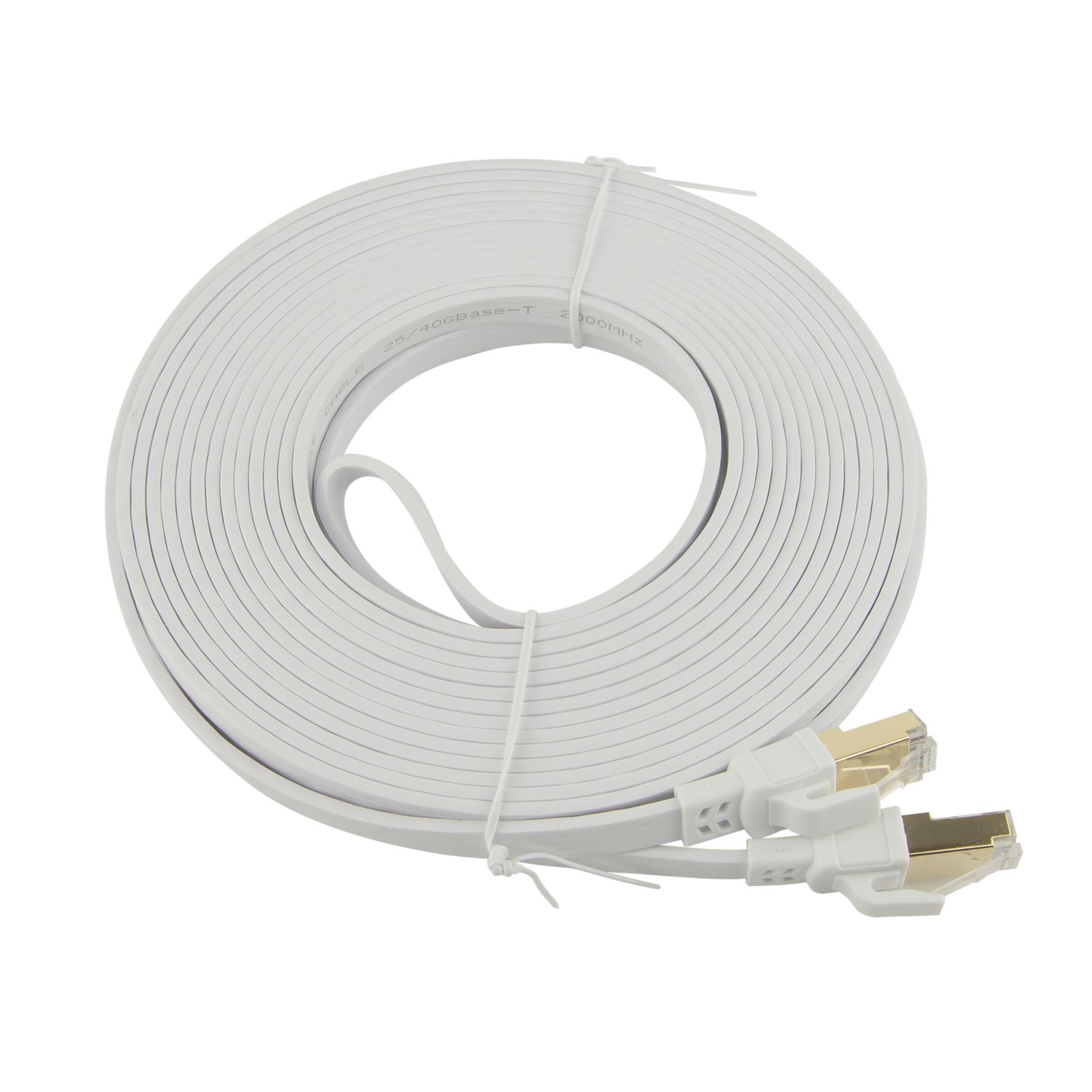 Labgear White Shielded RJ45 Cat 8 Patch Lead 10m (171AW)